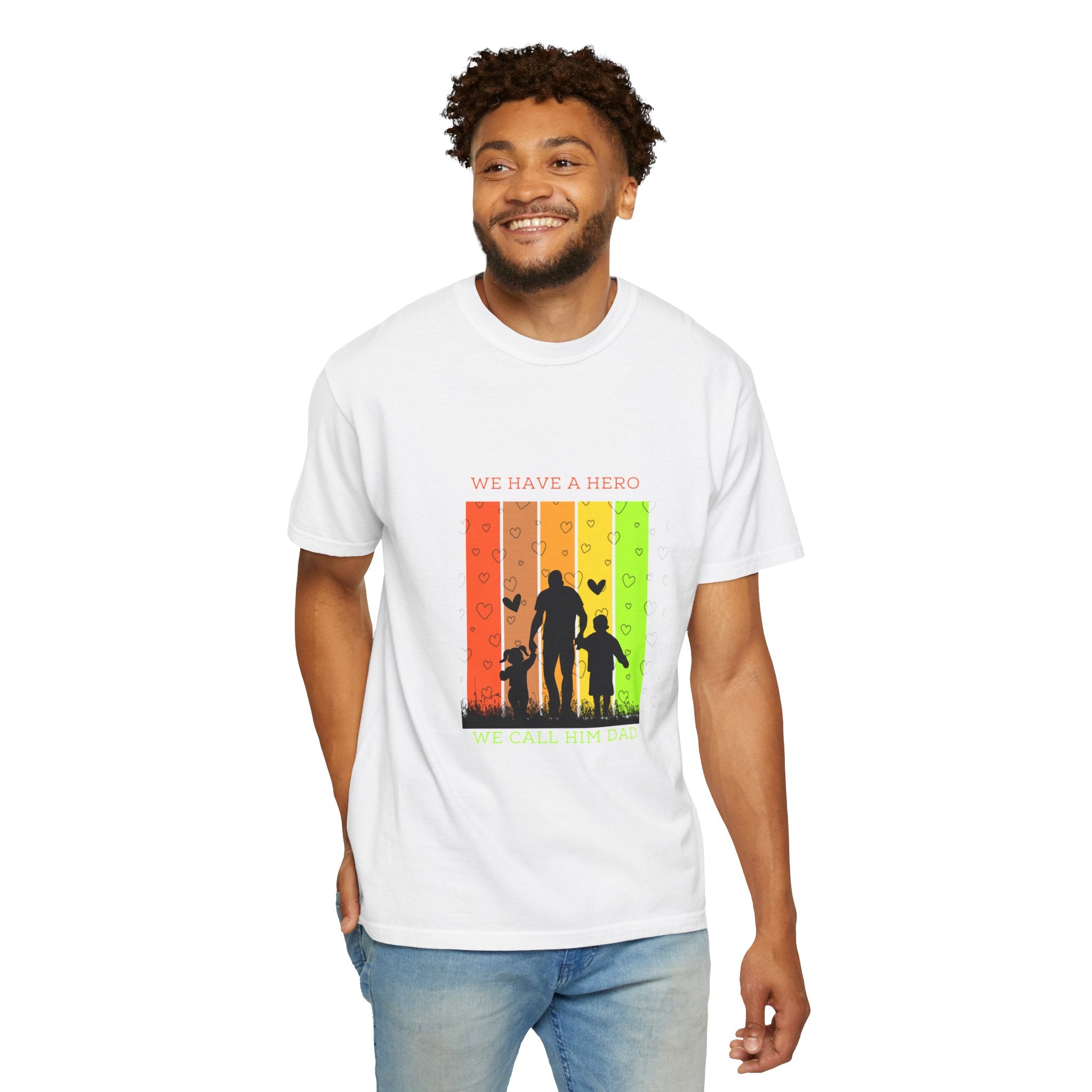 We Have a Hero Family Silhouette T-Shirt