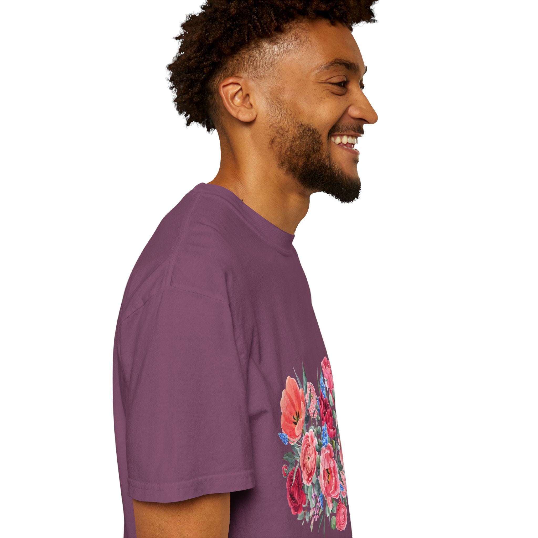 Floral Heart T-Shirt – Watercolor Rose Heart Graphic Tee (Valentine’s Day, Mother's Day)