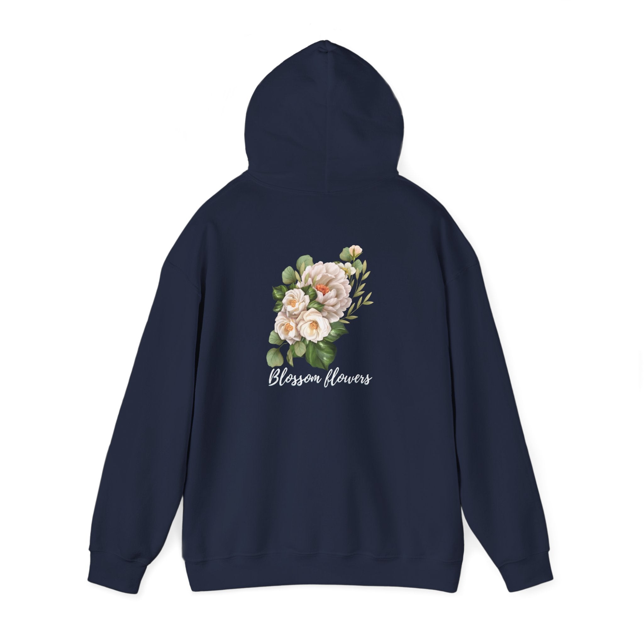 Floral 'Blossom Flowers' Hoodie – Soft Vintage Rose Graphic