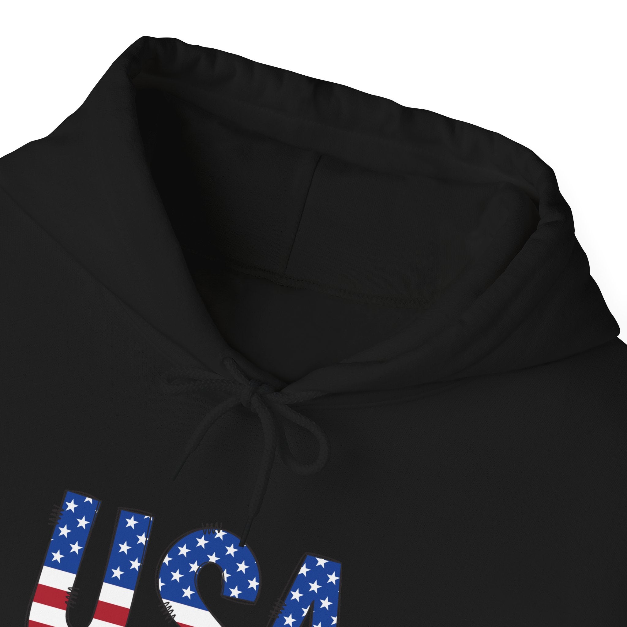 USA Flag Pullover Hoodie — Patriotic American Hoodie for 4th of July & Veterans Day