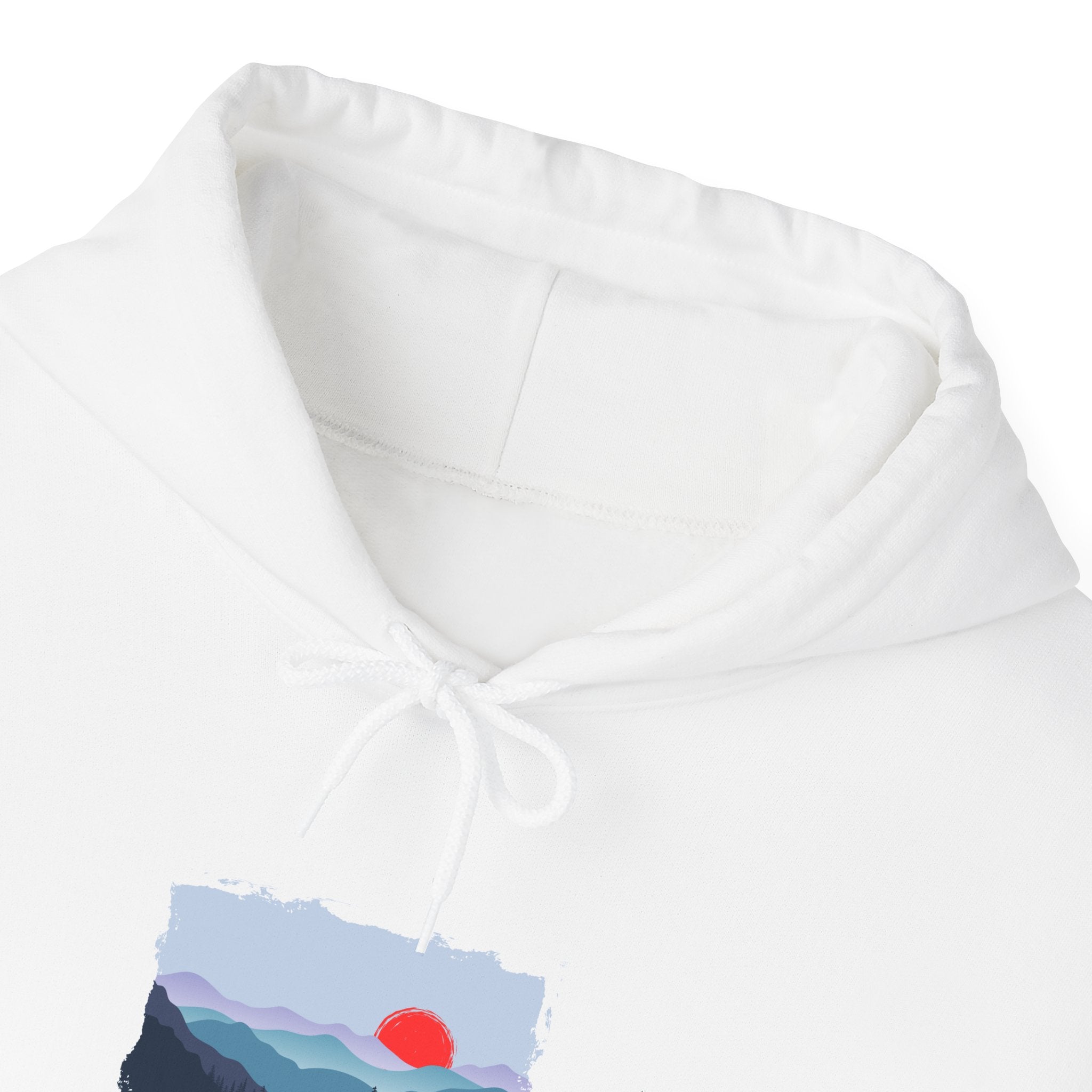 Hoodie - 'Life Is Good' Mountain Sunrise Graphic Hoodie