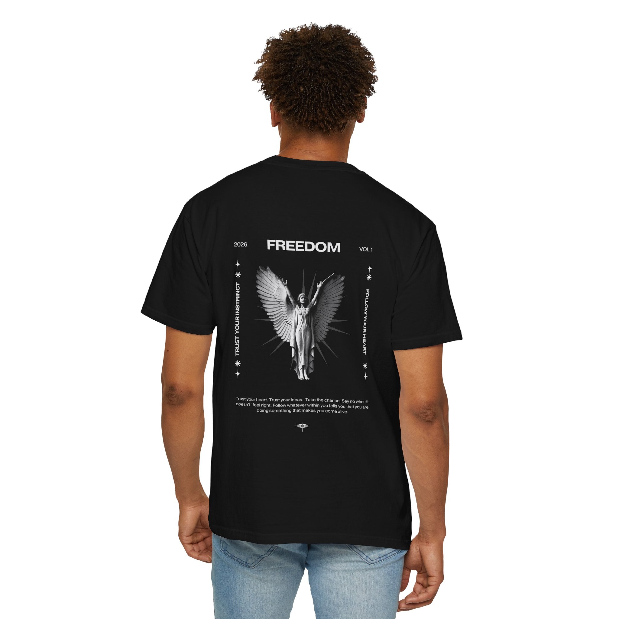 Freedom Angel Graphic T‑Shirt