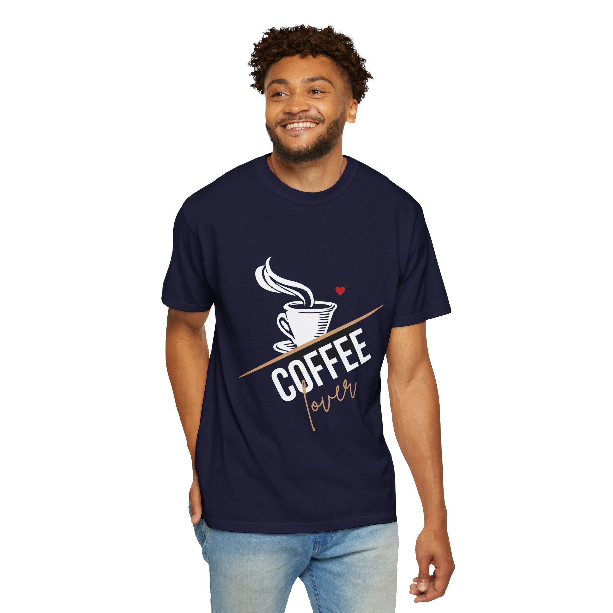 Coffee Lover T‑Shirt — Steaming Cup Graphic Tee