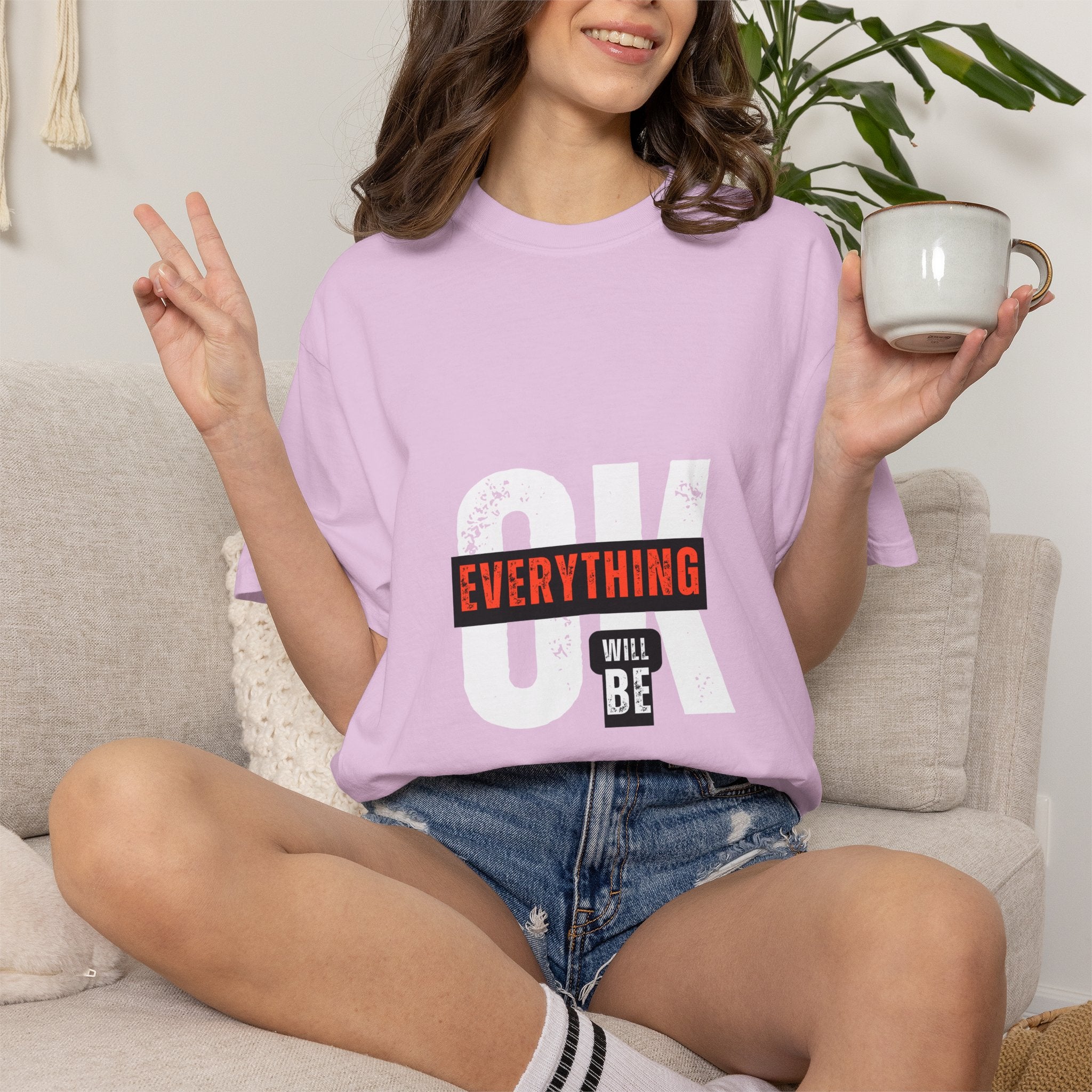 OK Everything Will Be OK T-Shirt — Reassuring Graphic Tee
