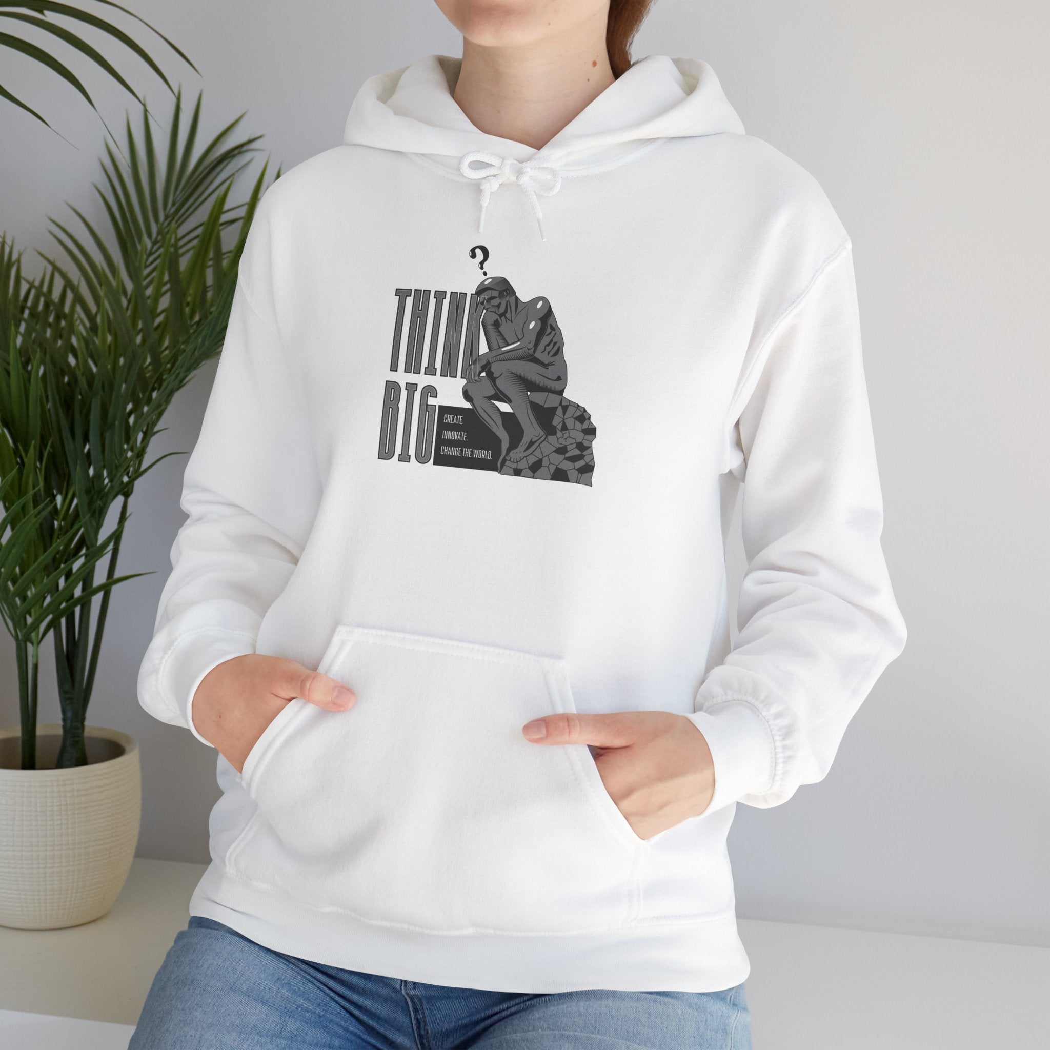 Think Big Hoodie — Motivational Graphic Pullover