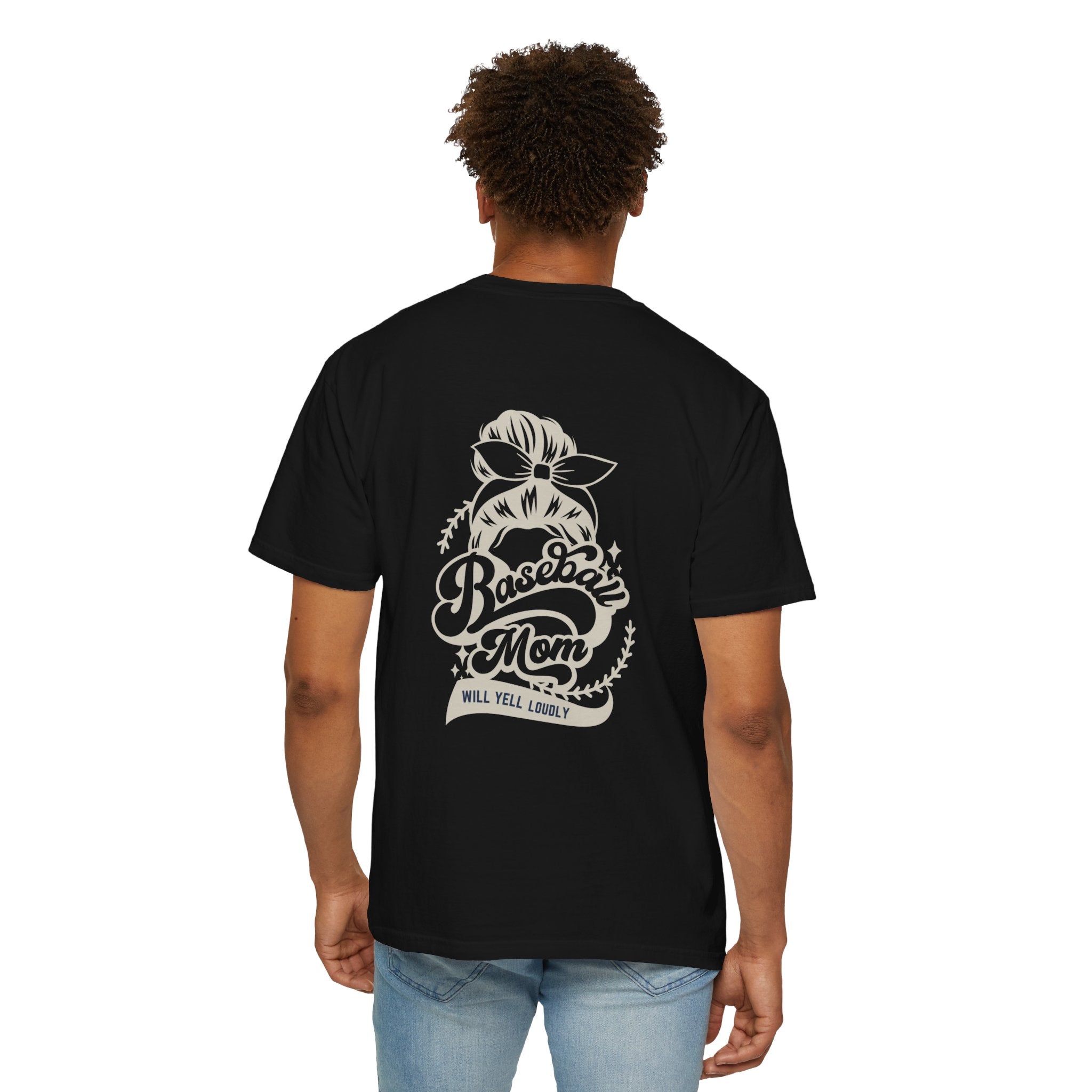Baseball Mom T-Shirt — 'Baseball Mom Will Yell Loudly' Graphic Tee