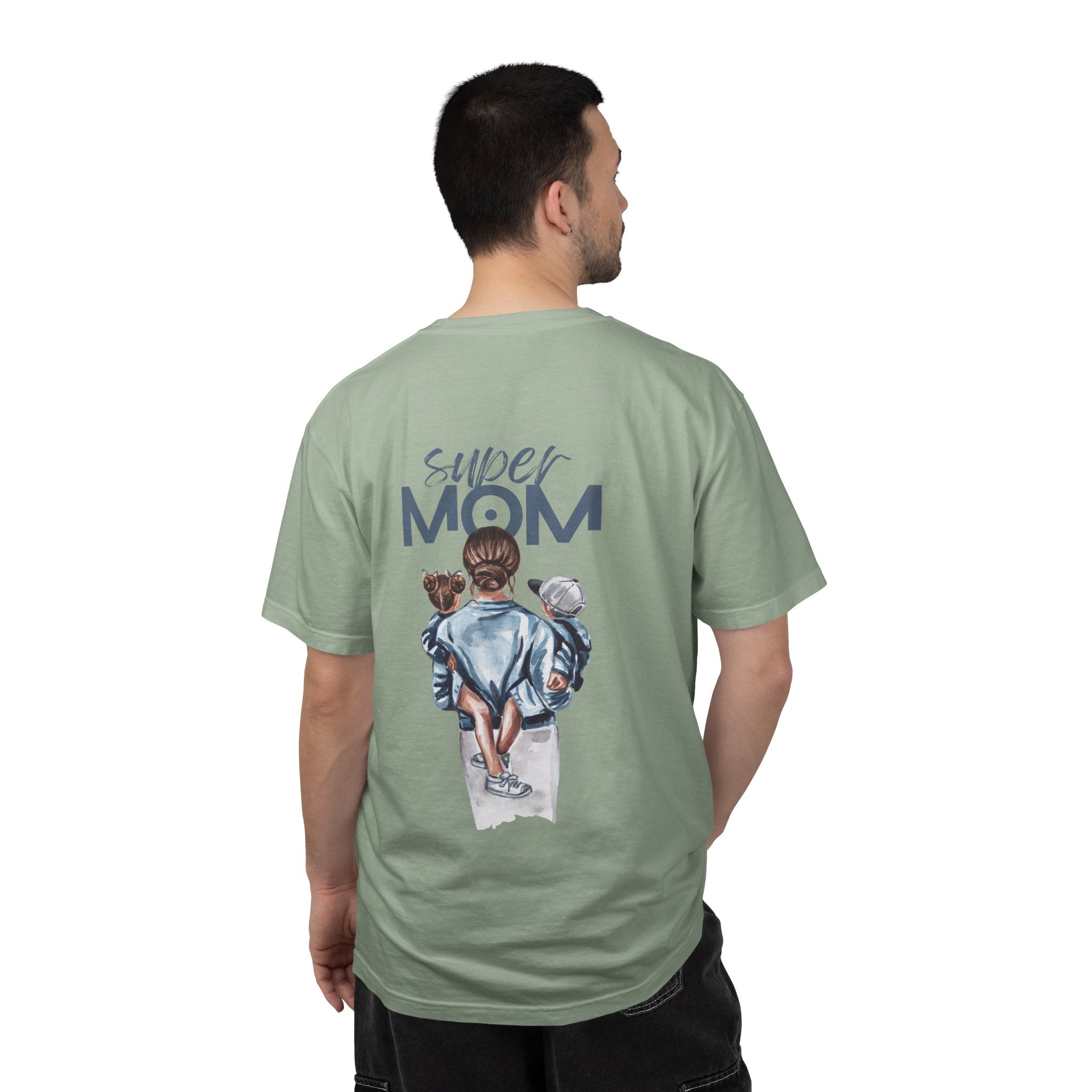 Super Mom T-Shirt — Mom with Kids Graphic Tee | Mother's Day Gift