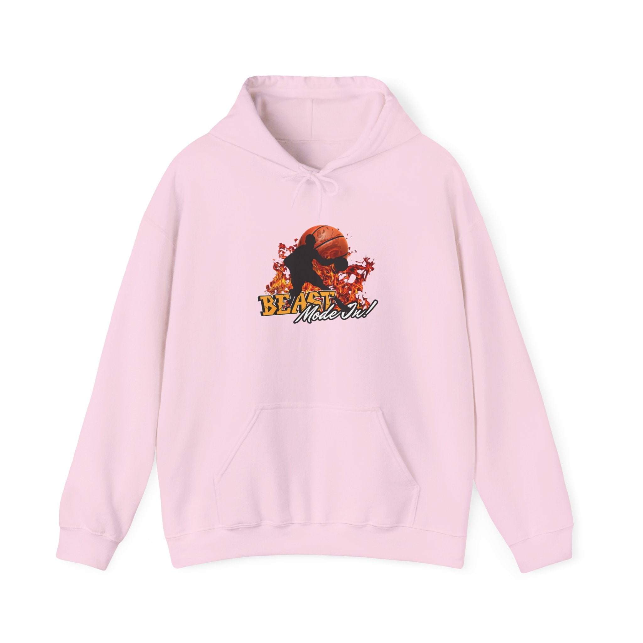 Basketball Beast Mode Hoodie — "Beast Mode On" Graphic Pullover
