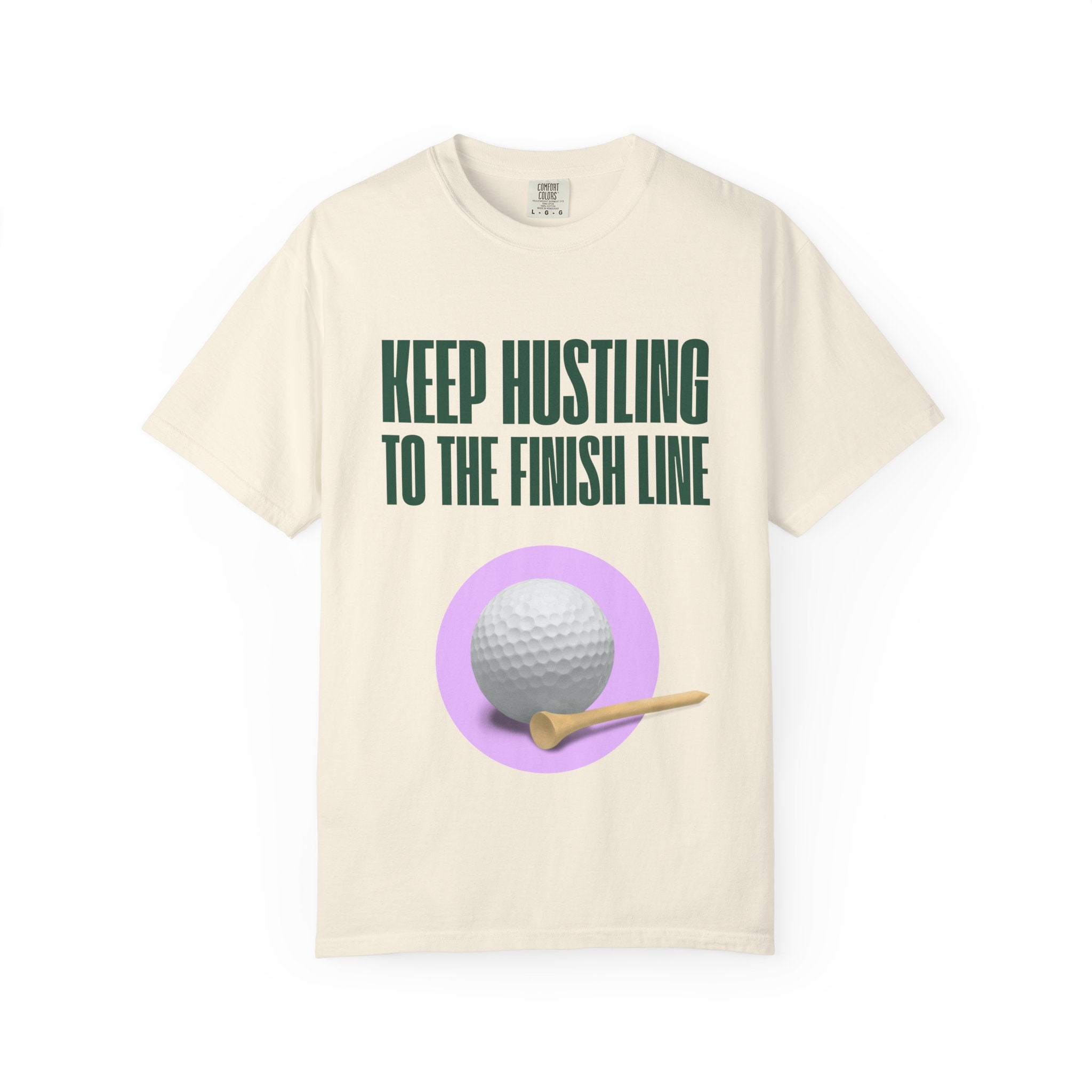 Keep Hustling to the Finish Line Golf T‑Shirt