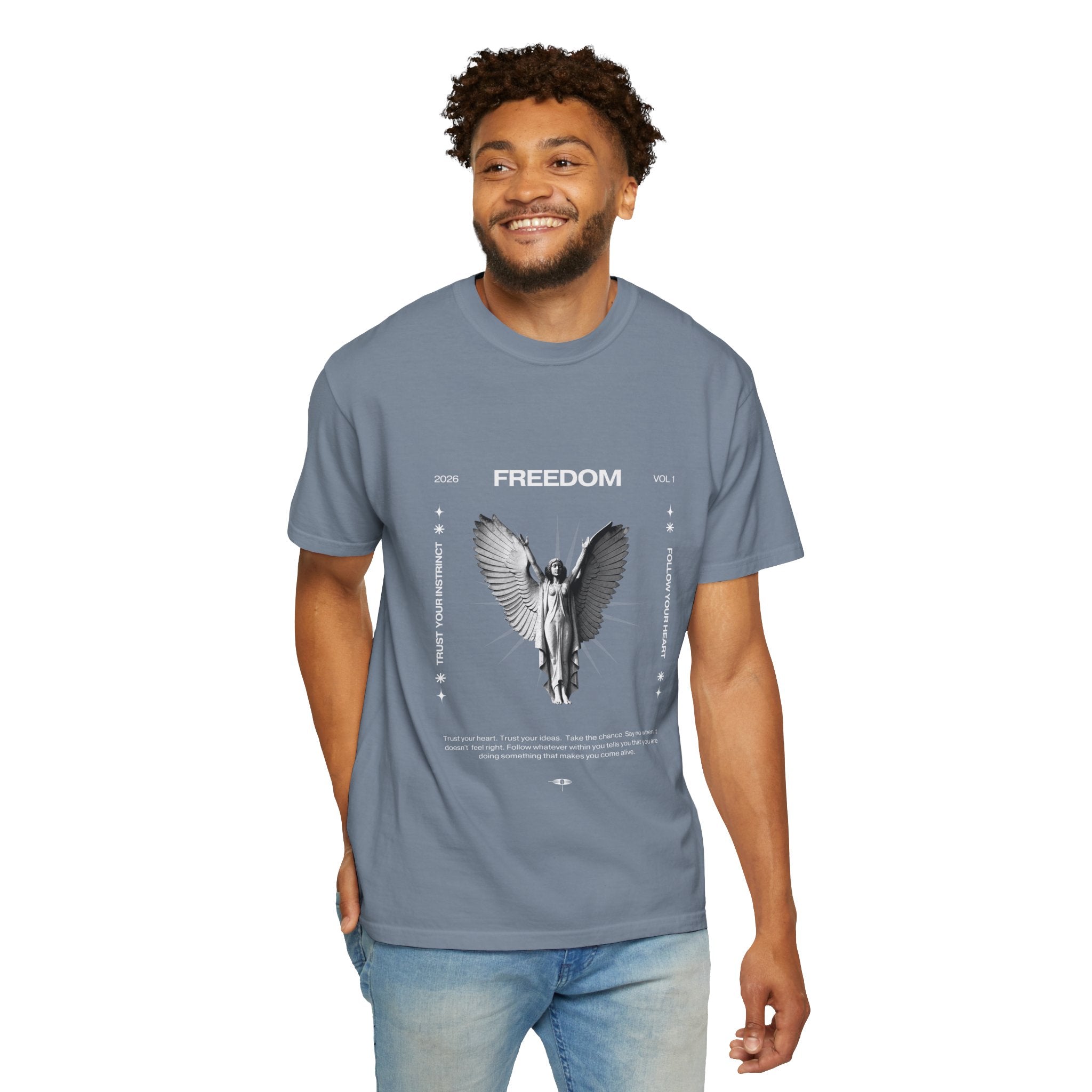 Freedom Angel Graphic T‑Shirt