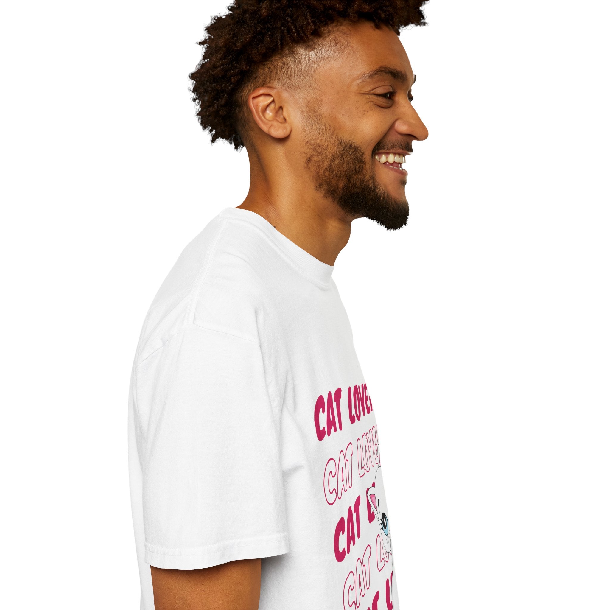 Cat Lover T-Shirt — Cute White Kitten Graphic Tee for Cat Moms & Fans
