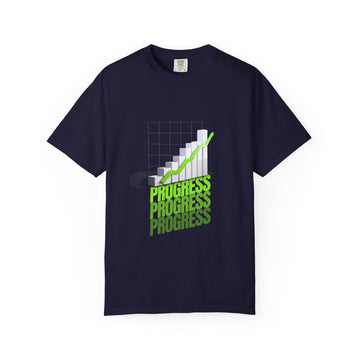 Progress Bar T-Shirt — Motivational 'PROGRESS' Graphic Tee