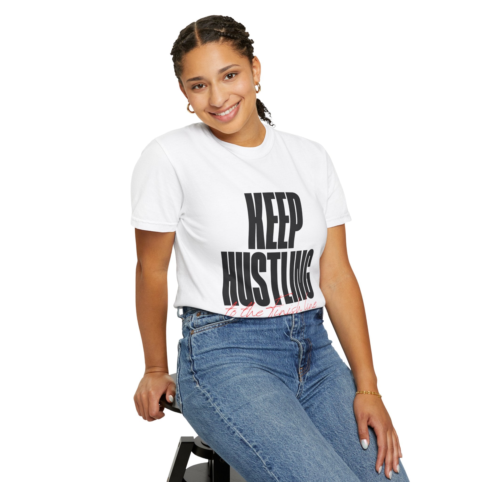 Keep Hustling T-Shirt — Motivational Graphic Tee