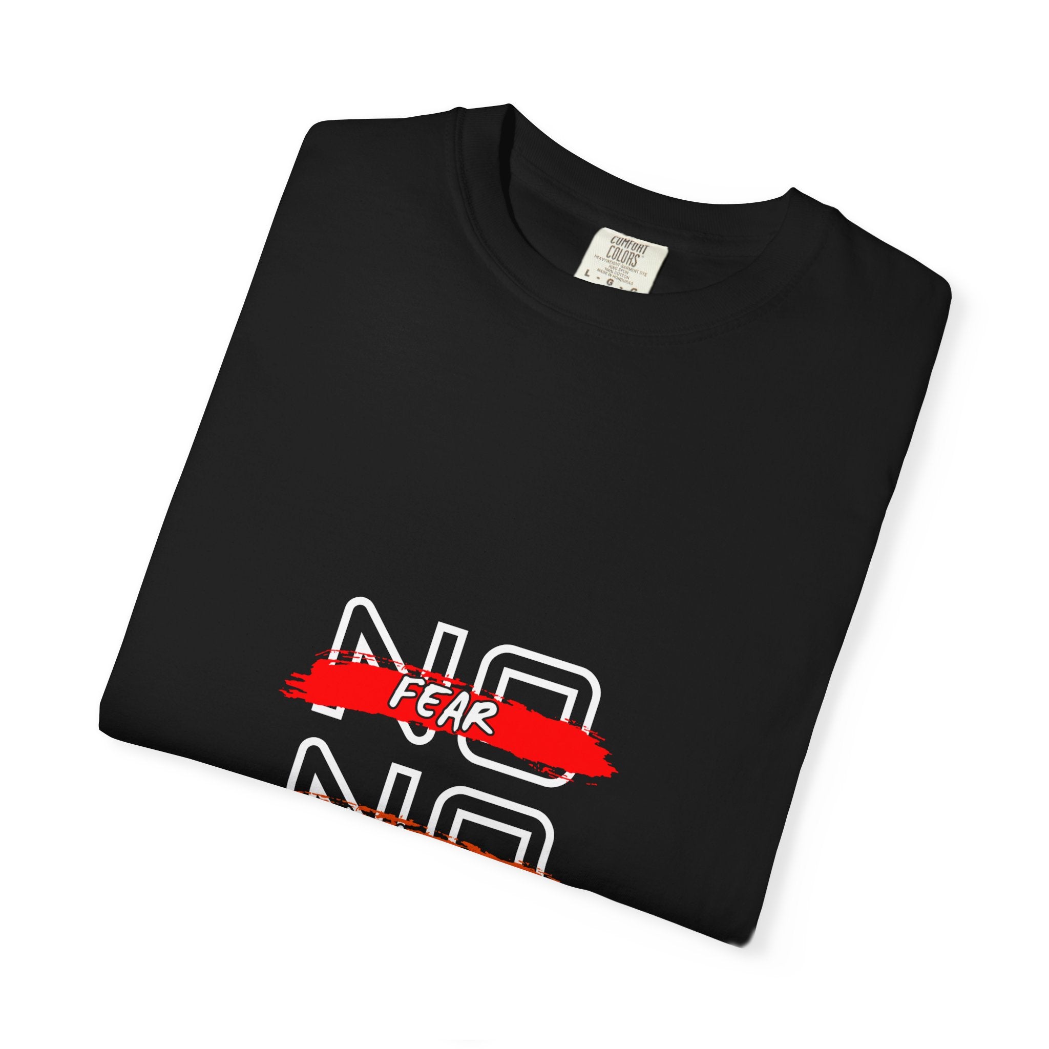 T-Shirt — "No Fear, No Limits, No Excuses" Motivational Graphic Tee