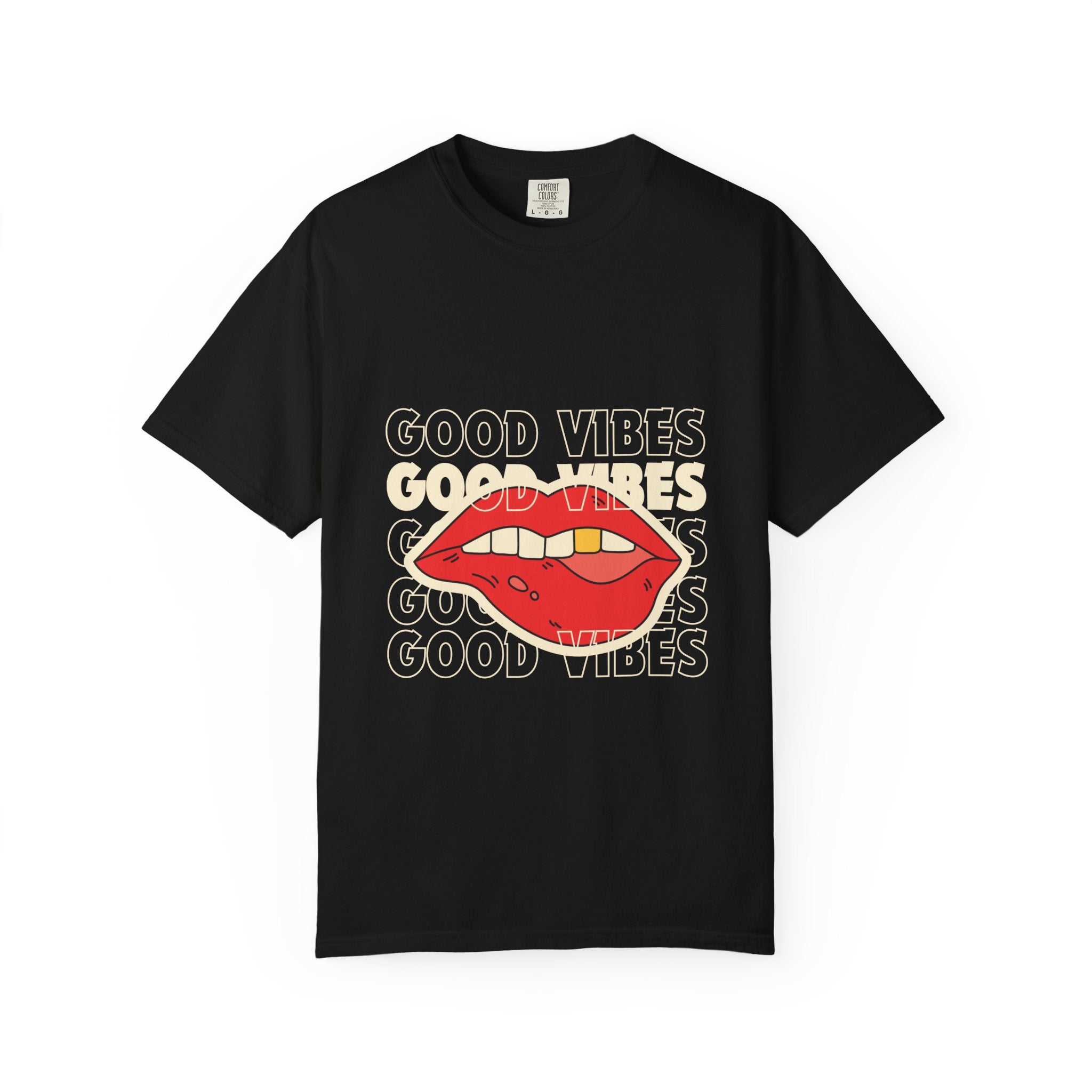 Good Vibes Lip Graphic T-Shirt