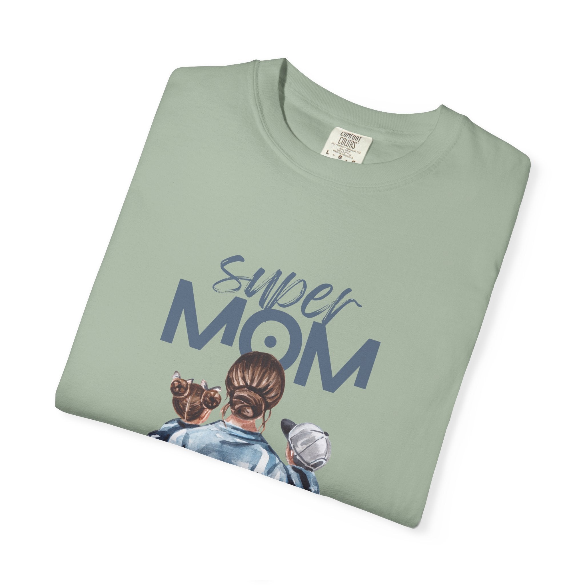 Super Mom T-Shirt — Mom with Kids Graphic Tee | Mother's Day Gift