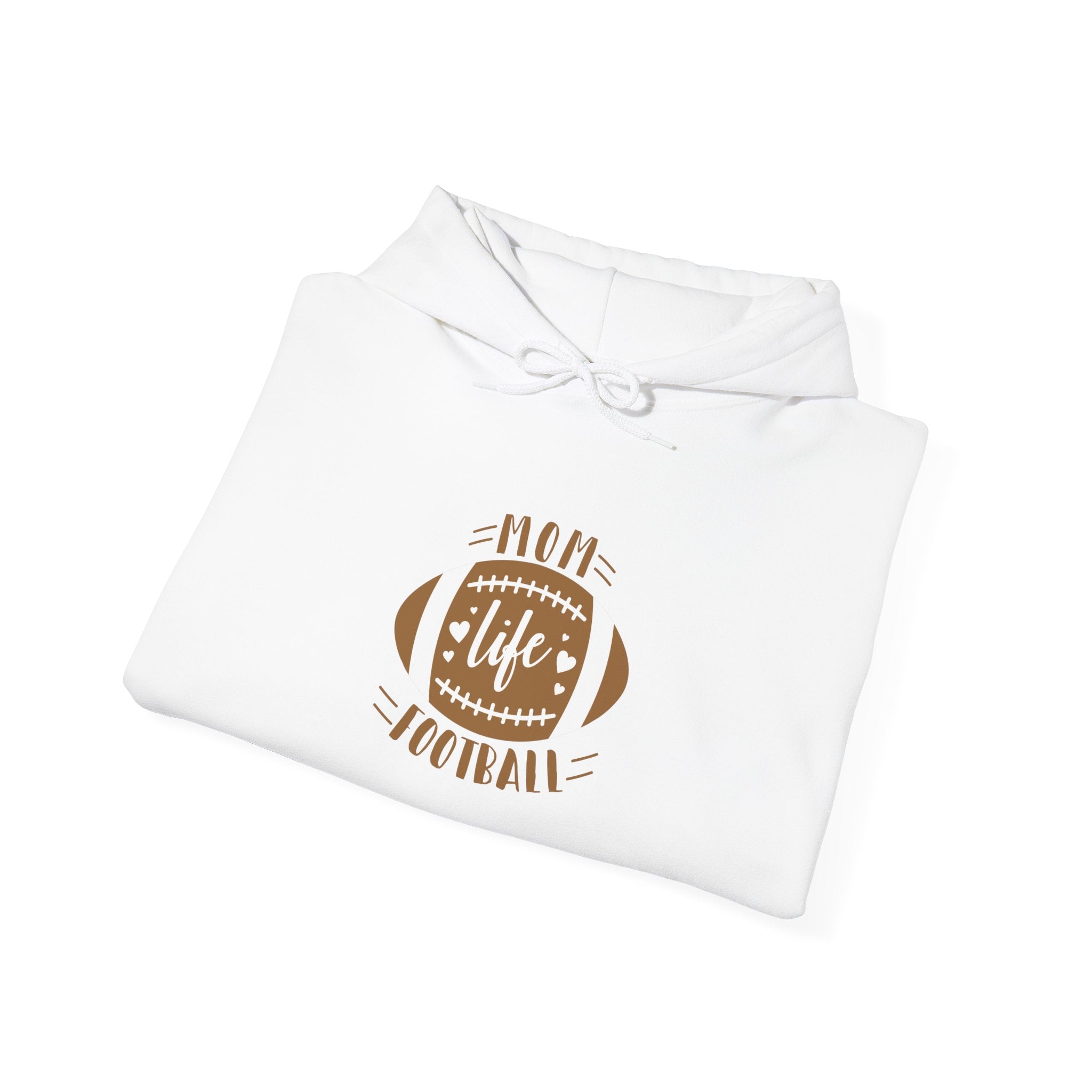 Football Mom Hoodie - "Mom Life Football" Pullover for Game Day