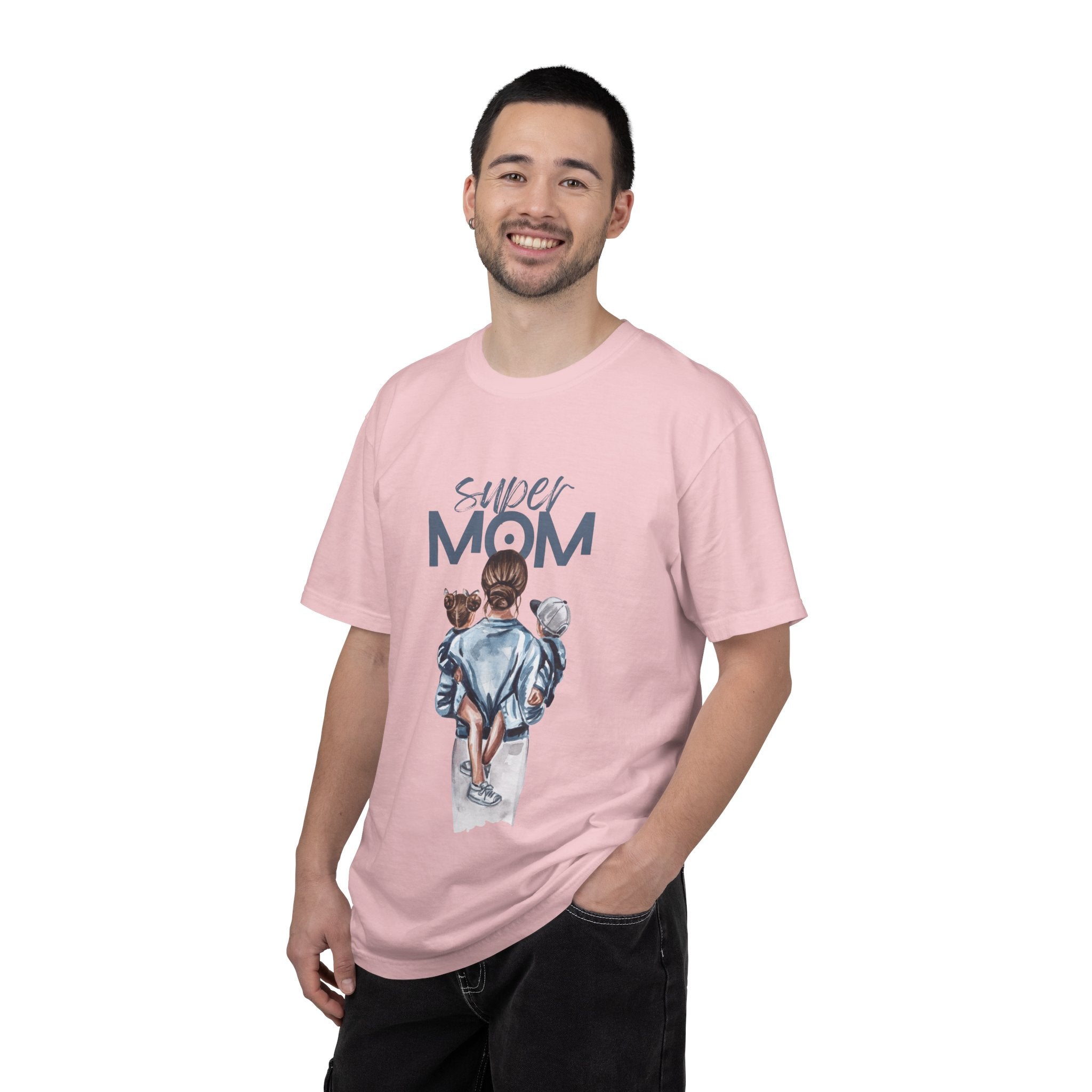 Super Mom T-Shirt — Mom with Kids Graphic Tee | Mother's Day Gift