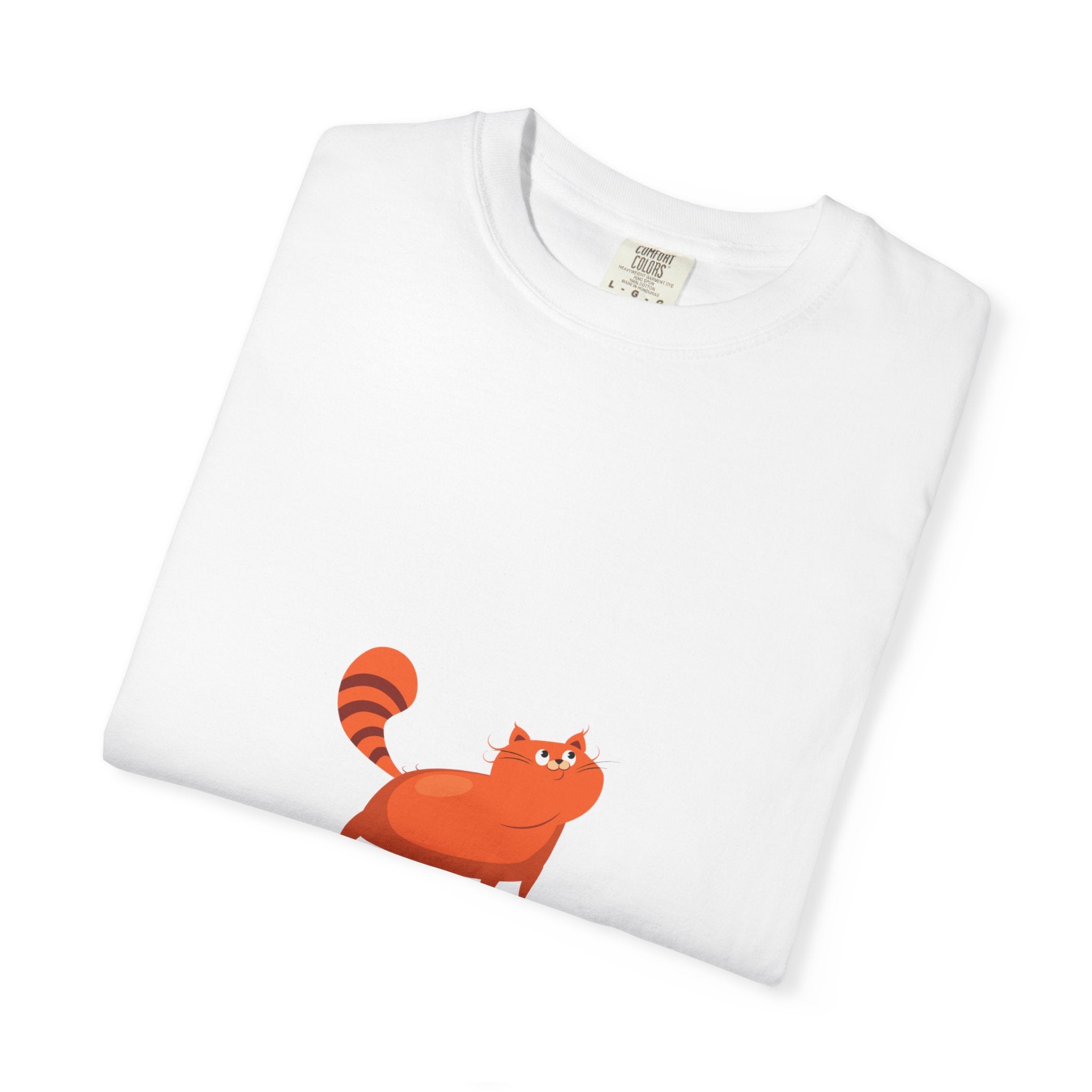 I Have a Pet Cat T-Shirt — Cute Orange Cat Graphic Tee for Cat Lovers