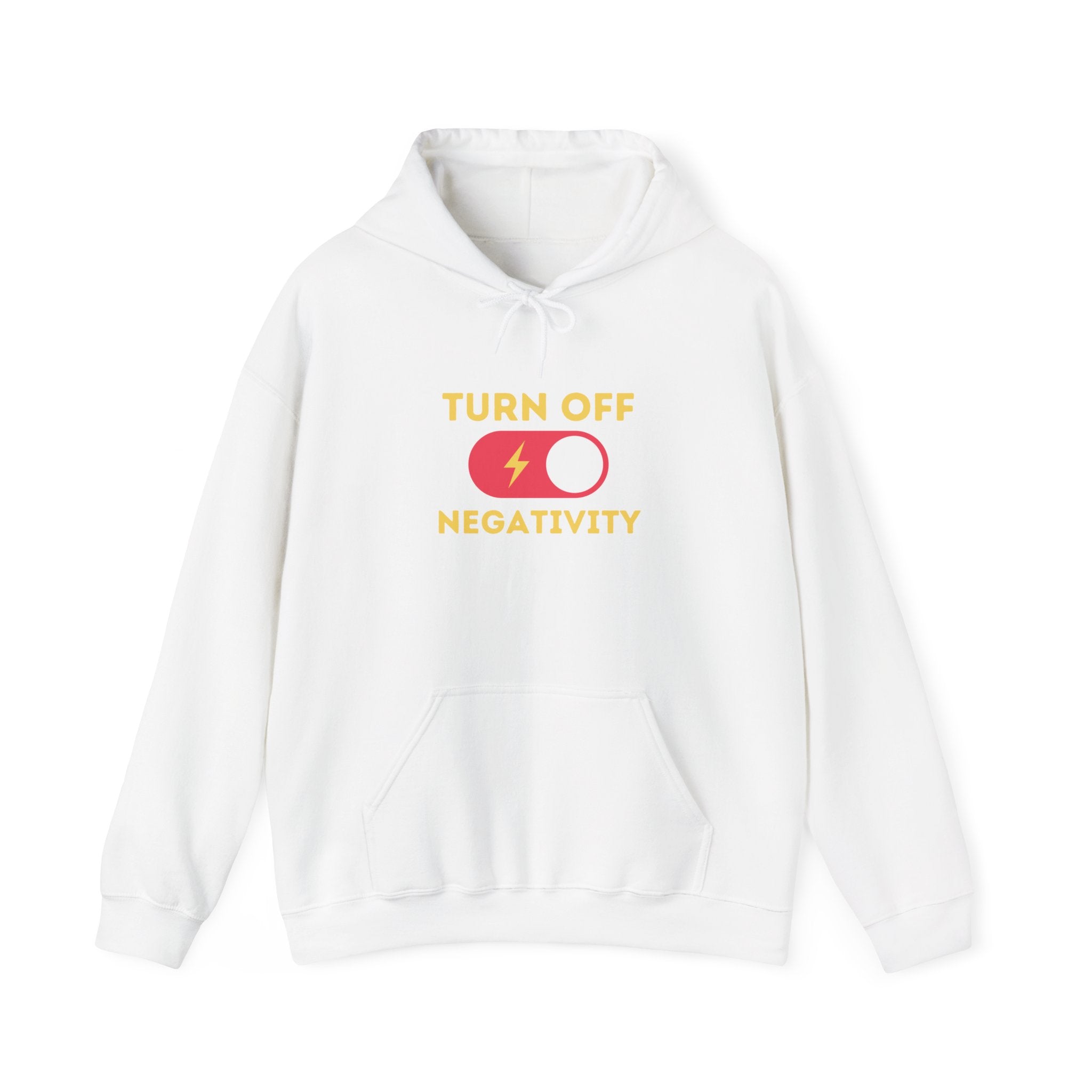 Hoodie - "Turn Off Negativity" Switch Graphic Hoodie
