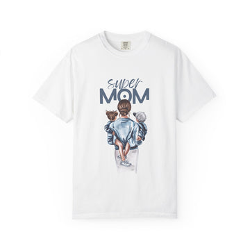 Super Mom T-Shirt — Mom with Kids Graphic Tee | Mother's Day Gift