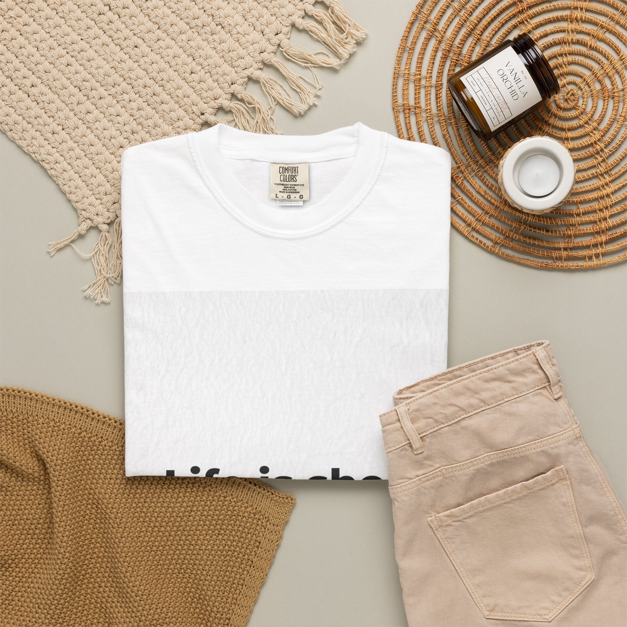Life Is Short Travel T‑Shirt — "Life is short and the world is wide" Adventure Tee