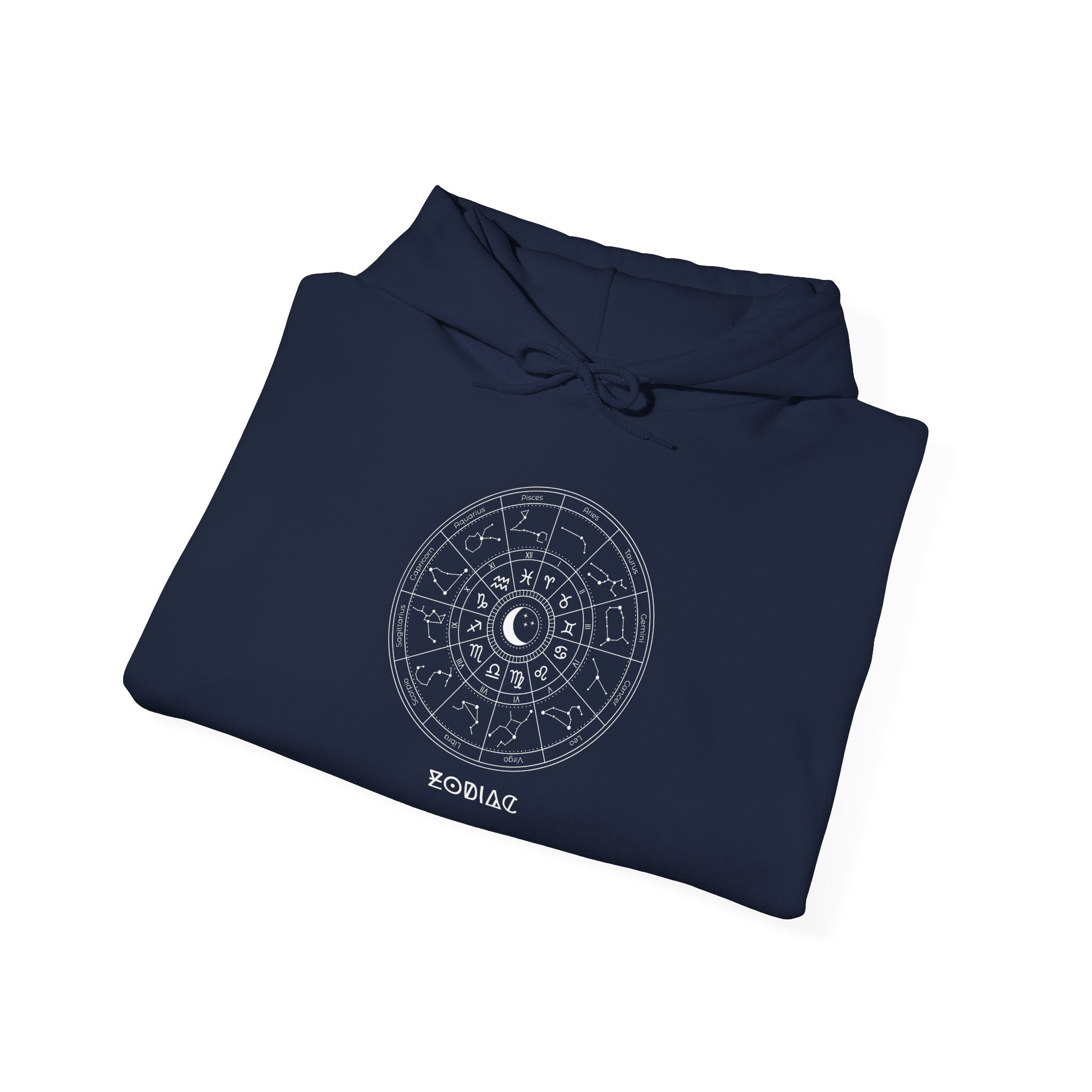 Zodiac Constellation Hoodie - Moon & Star Astrology Graphic Sweatshirt