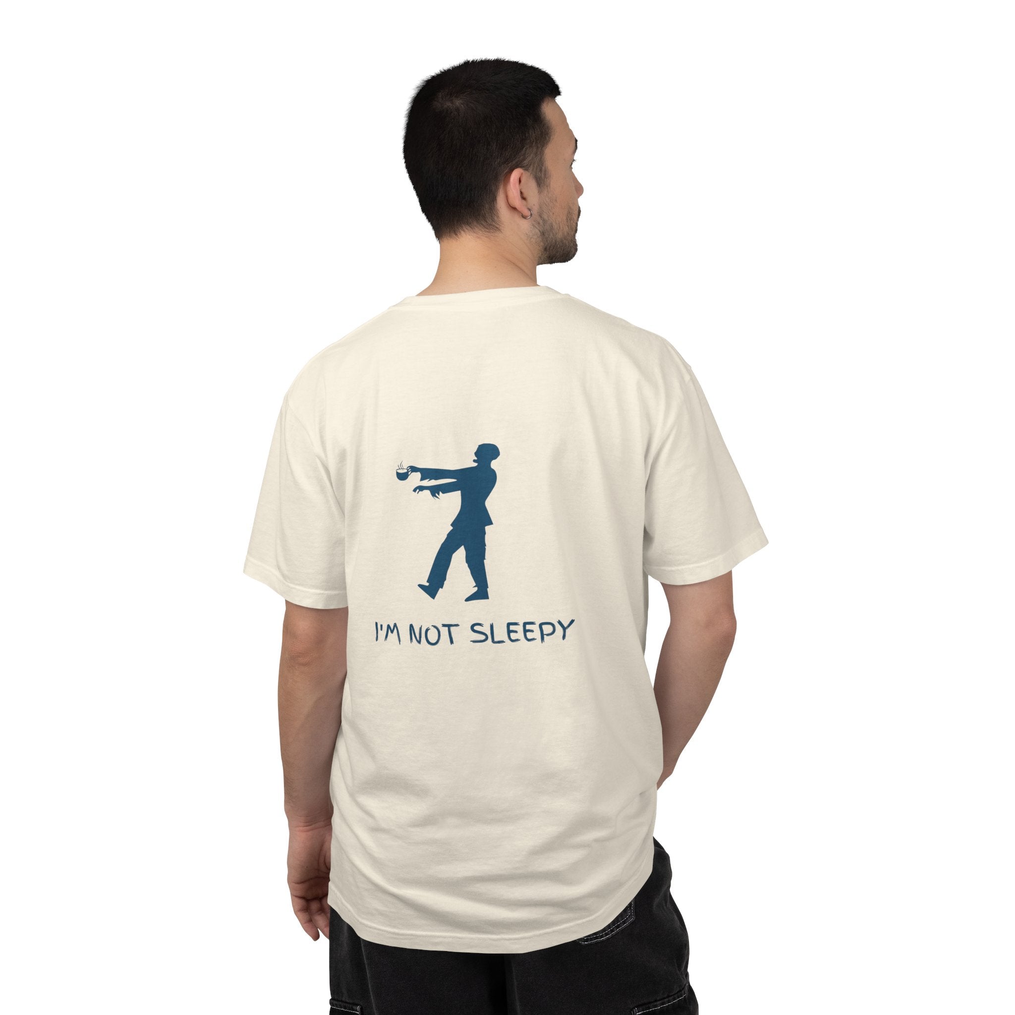Zombie Silhouette T-Shirt — "I’m Not Sleepy" Funny Halloween Tee