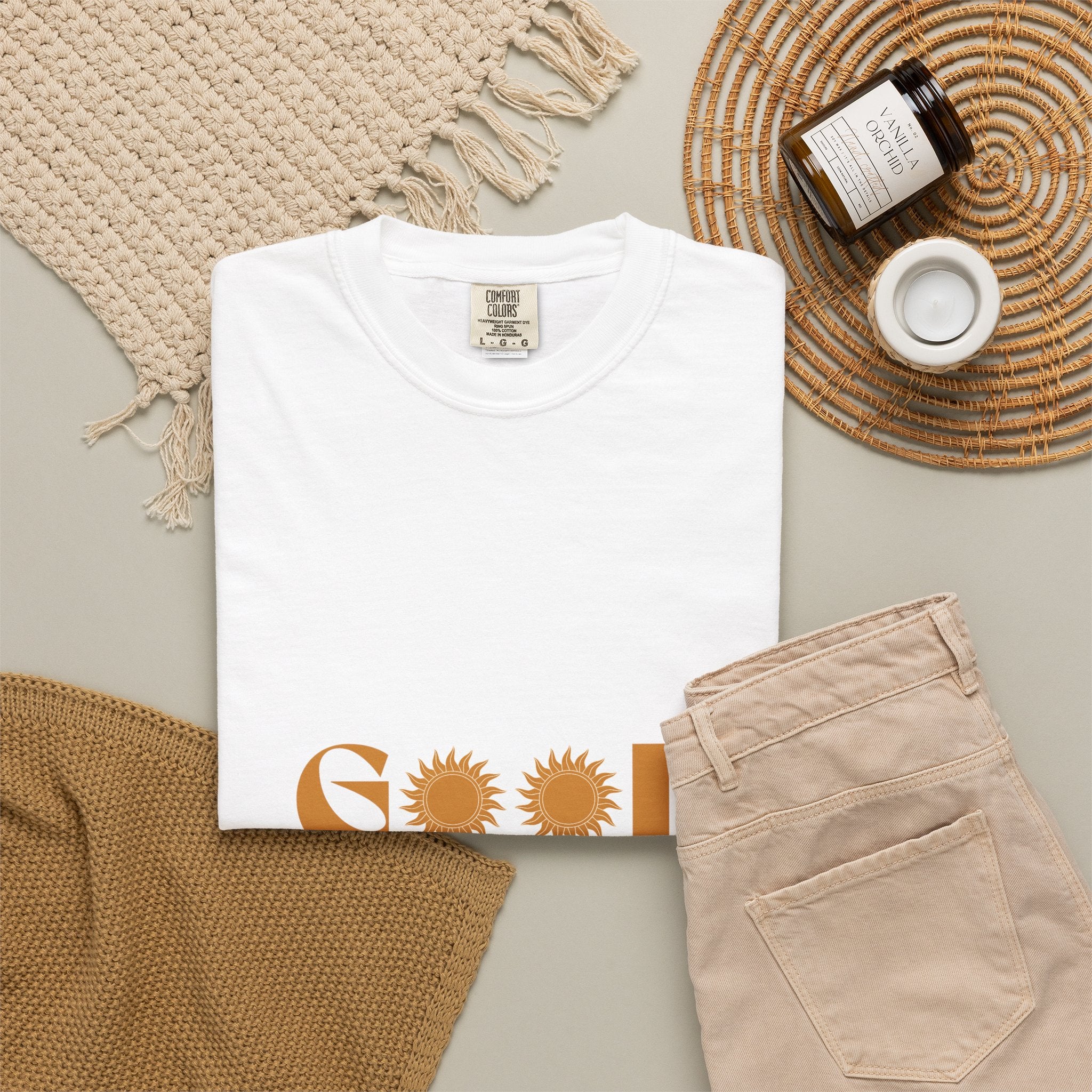 Good Vibes T-Shirt — Retro Sun Graphic Tee