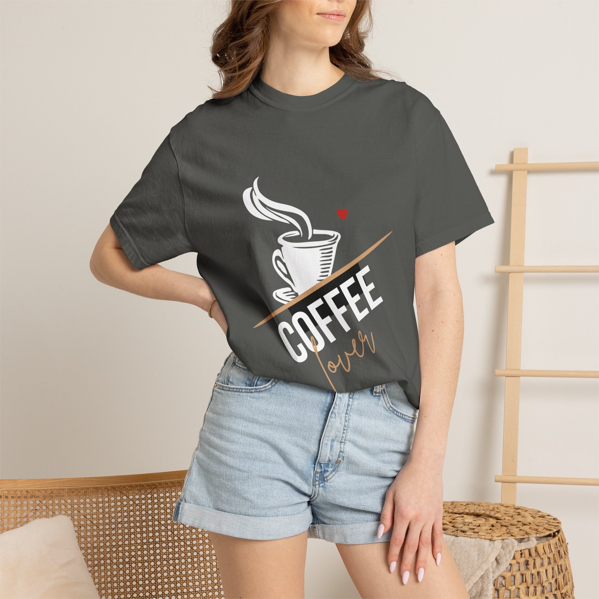 Coffee Lover T‑Shirt — Steaming Cup Graphic Tee