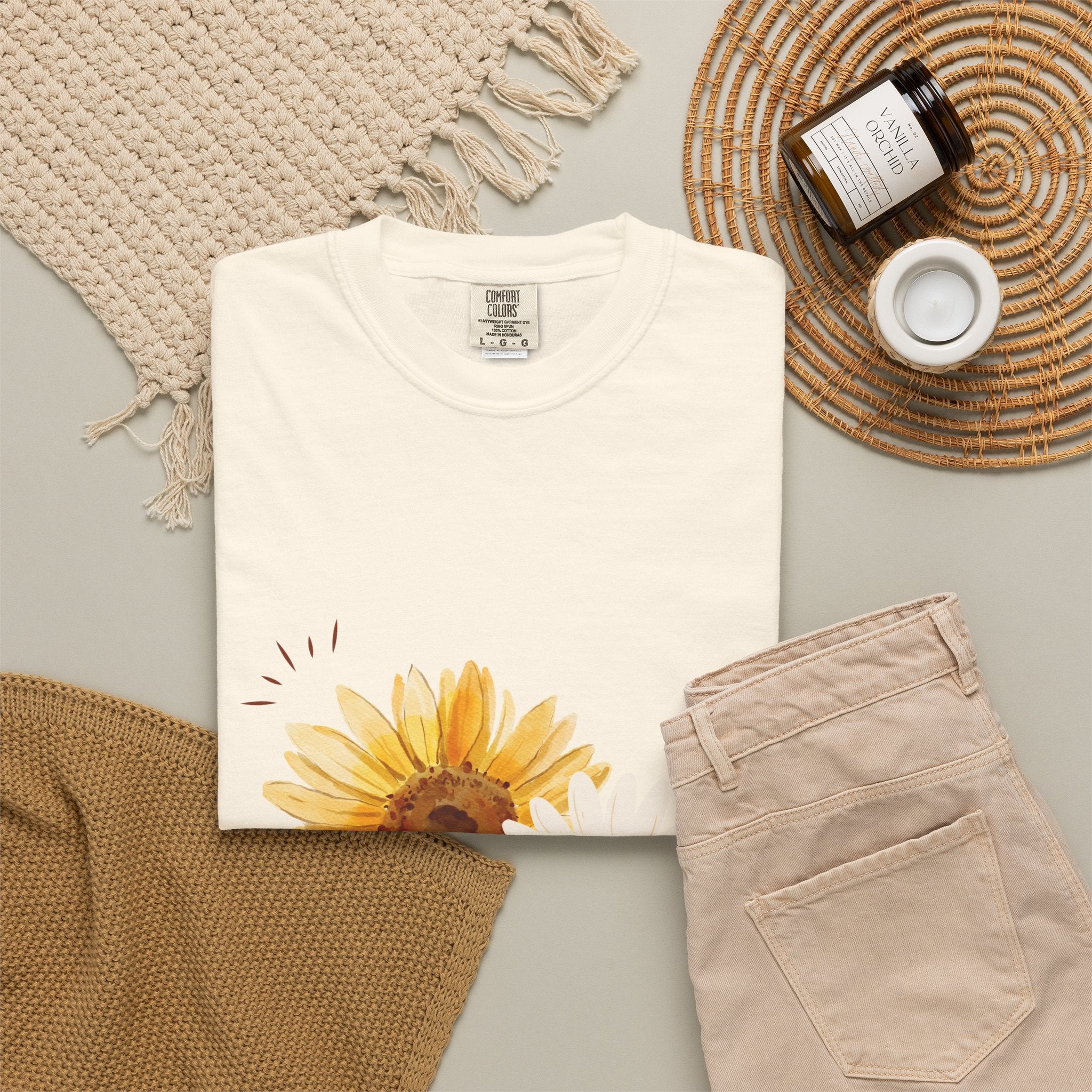 Sunflower "Be Happy" T-Shirt
