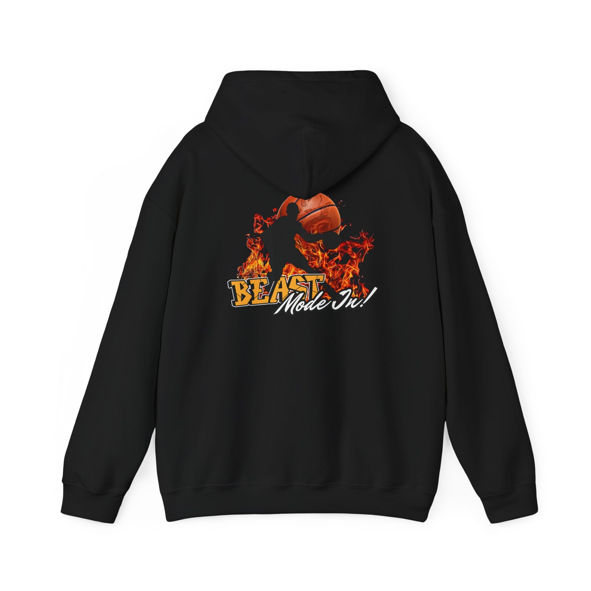 Basketball Beast Mode Hoodie — "Beast Mode On" Graphic Pullover