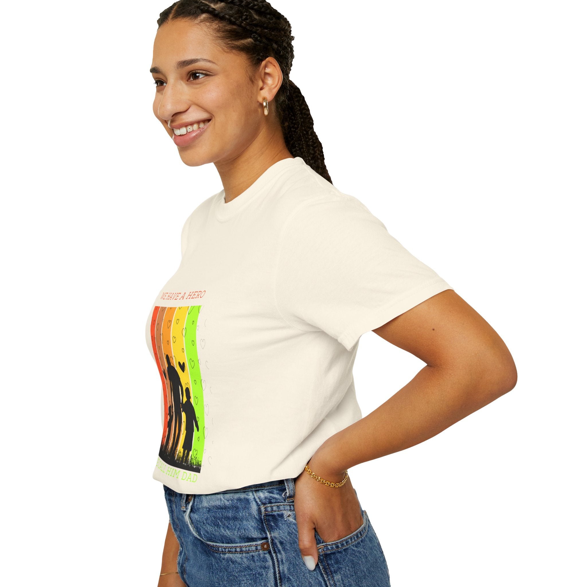 We Have a Hero Family Silhouette T-Shirt
