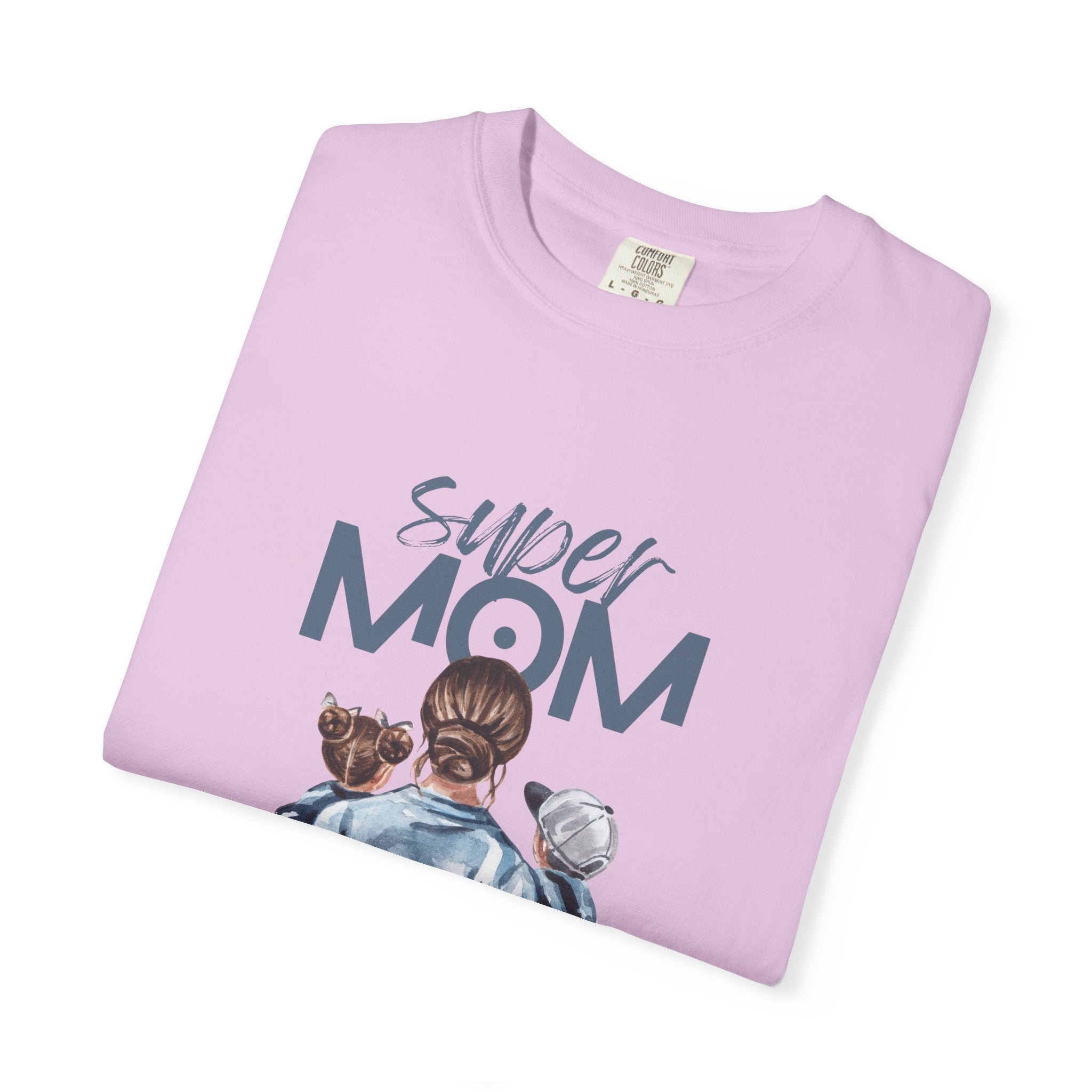 Super Mom T-Shirt — Mom with Kids Graphic Tee | Mother's Day Gift