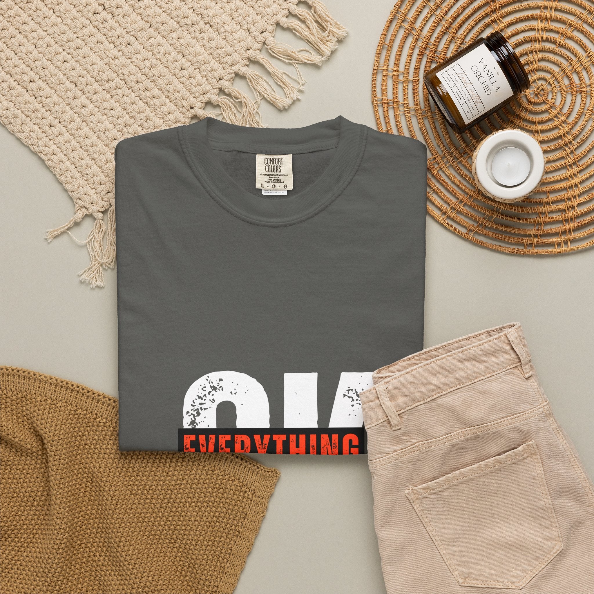 OK Everything Will Be OK T-Shirt — Reassuring Graphic Tee