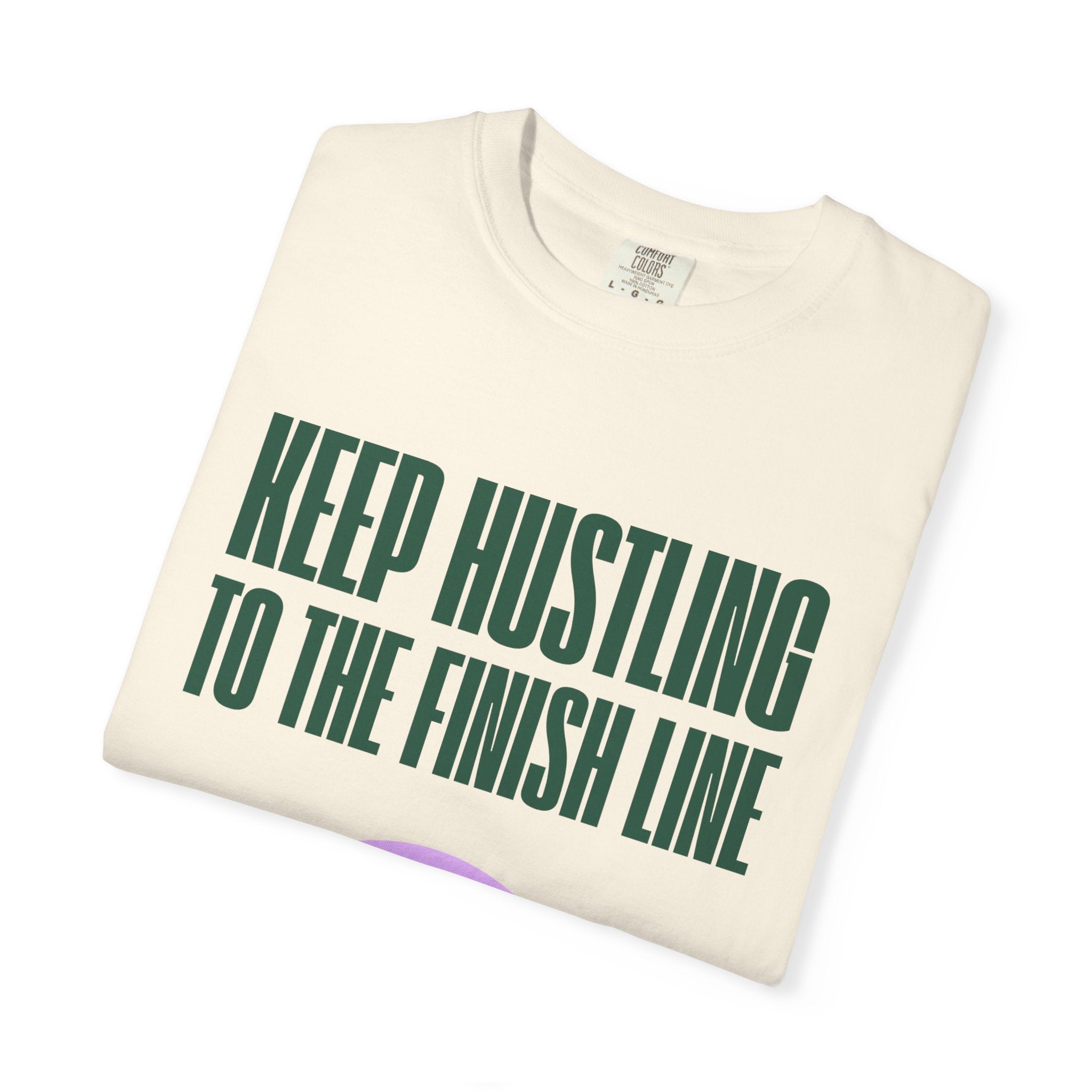 Keep Hustling to the Finish Line Golf T‑Shirt