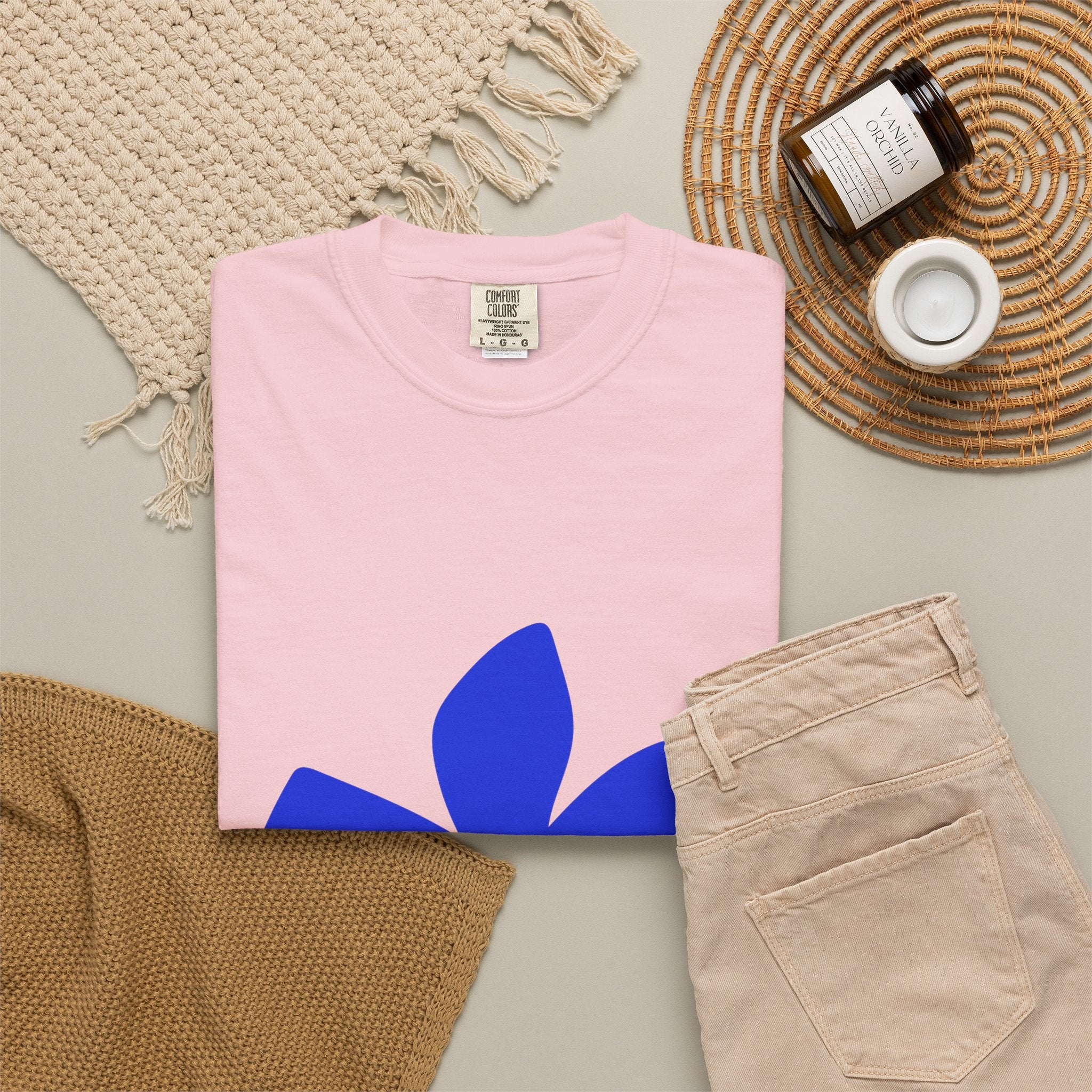 Aquarius Zodiac T-Shirt — Bold Blue Symbol, January 20–February 18 Astrology Tee