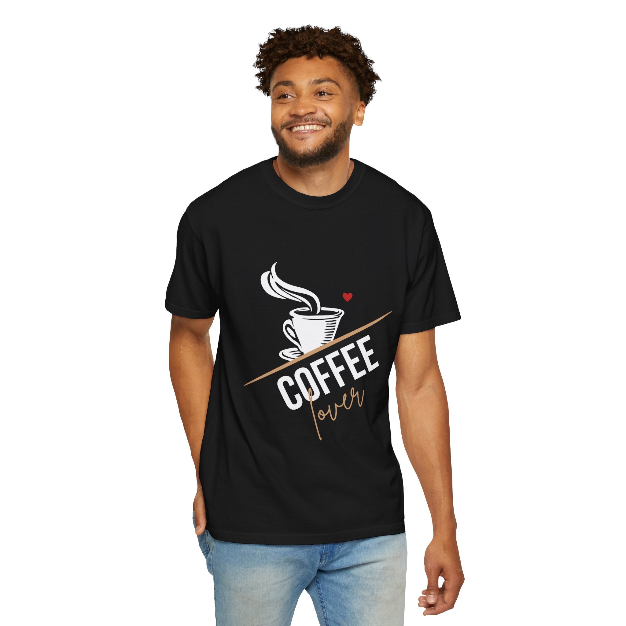 Coffee Lover T‑Shirt — Steaming Cup Graphic Tee