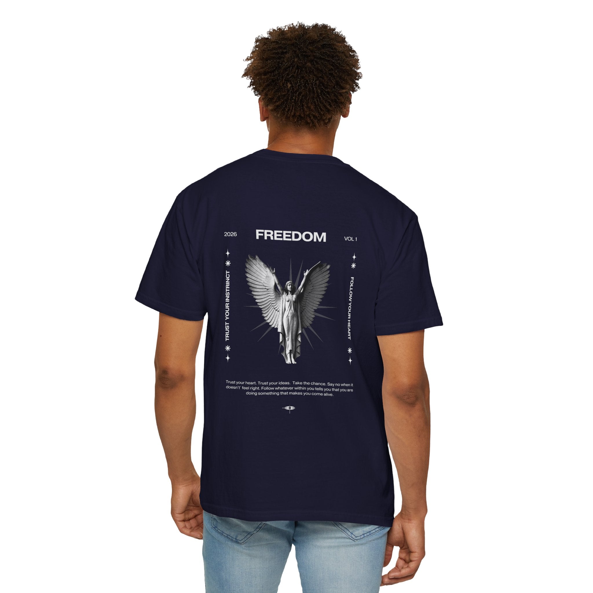 Freedom Angel Graphic T‑Shirt