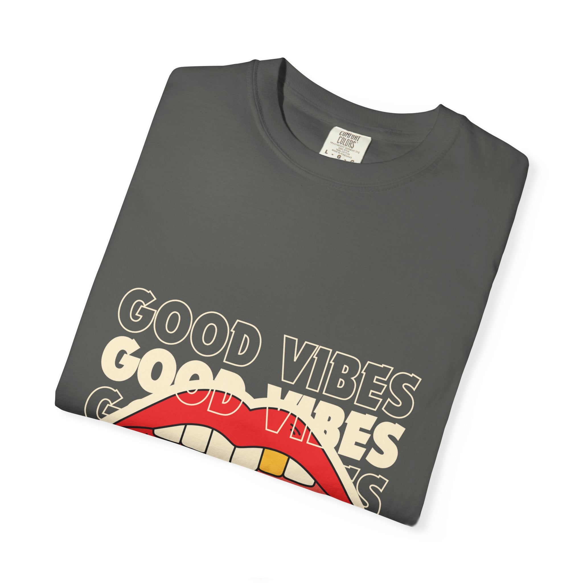 Good Vibes Lip Graphic T-Shirt