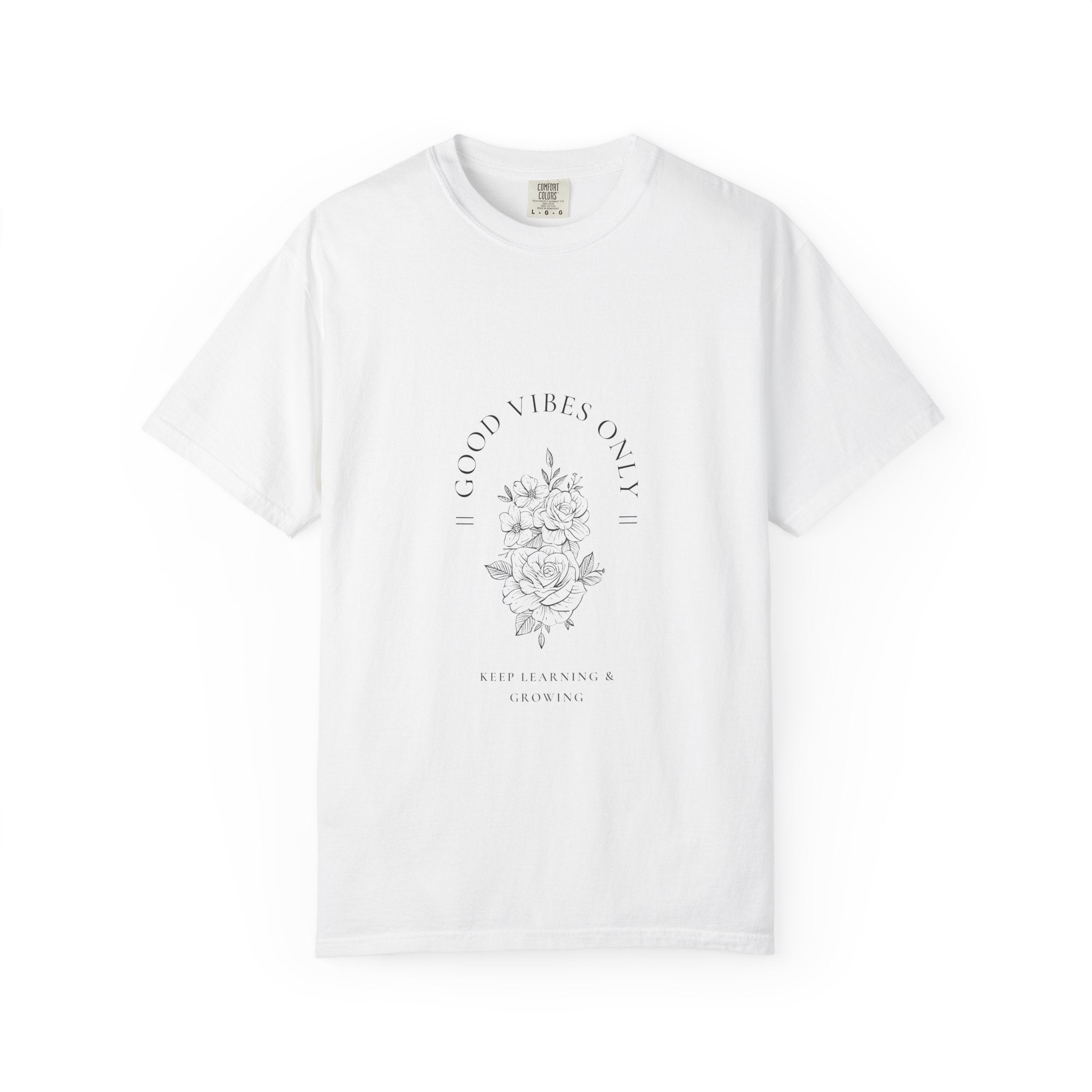 Good Vibes Only Floral T-Shirt