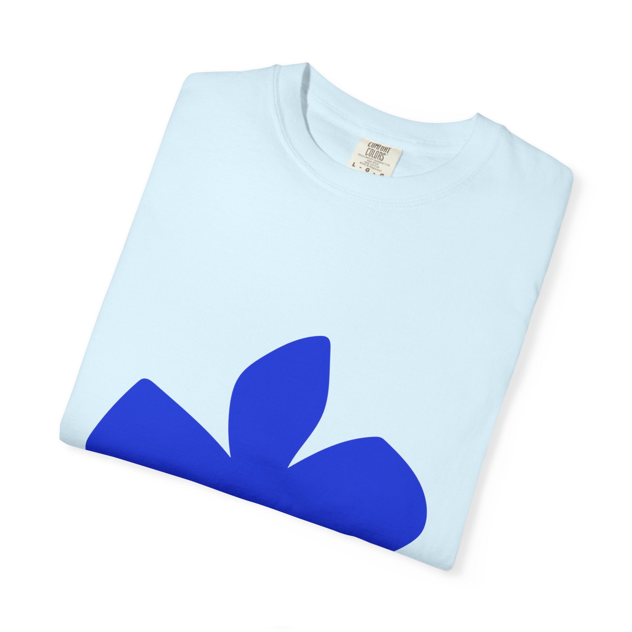 Aquarius Zodiac T-Shirt — Bold Blue Symbol, January 20–February 18 Astrology Tee