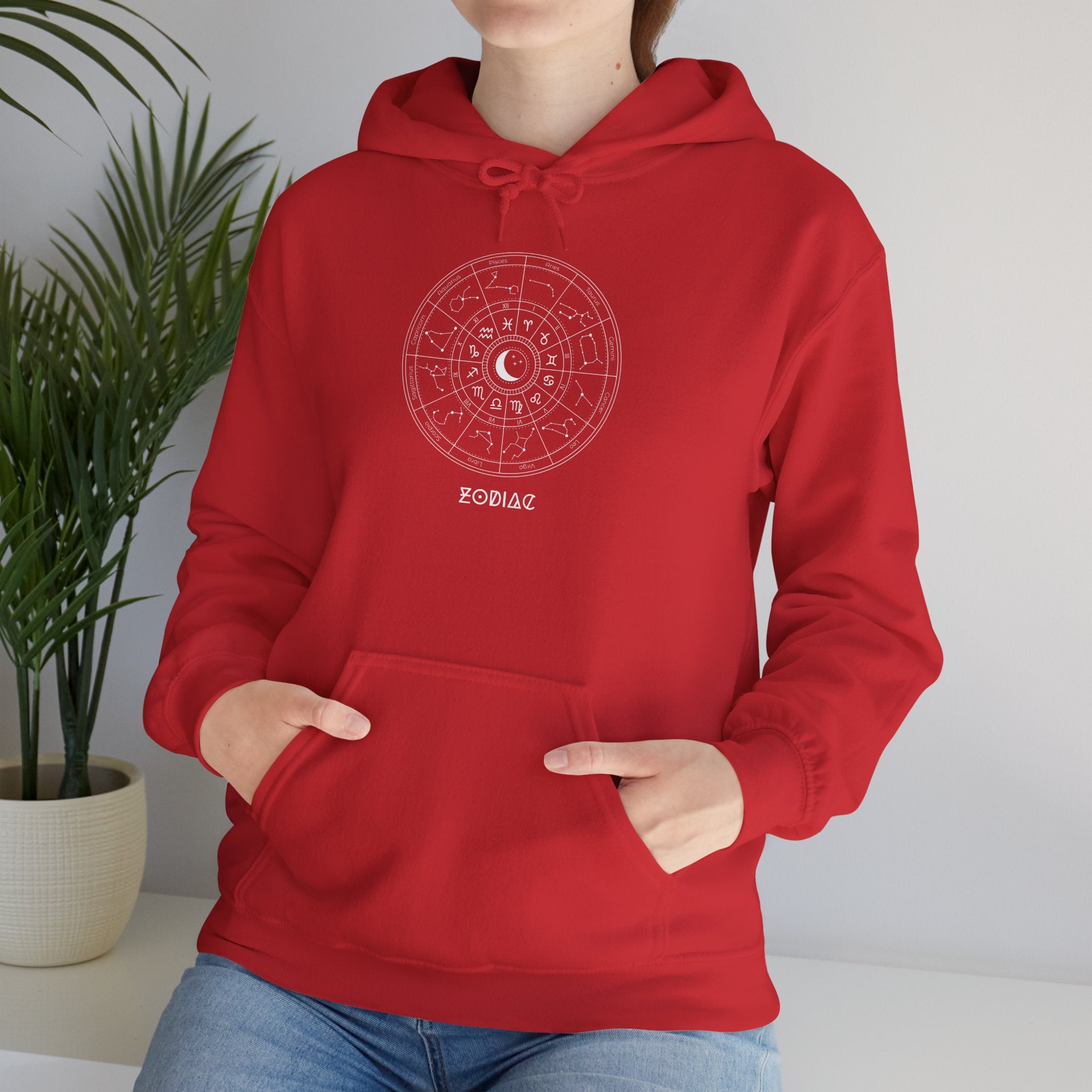 Zodiac Constellation Hoodie - Moon & Star Astrology Graphic Sweatshirt