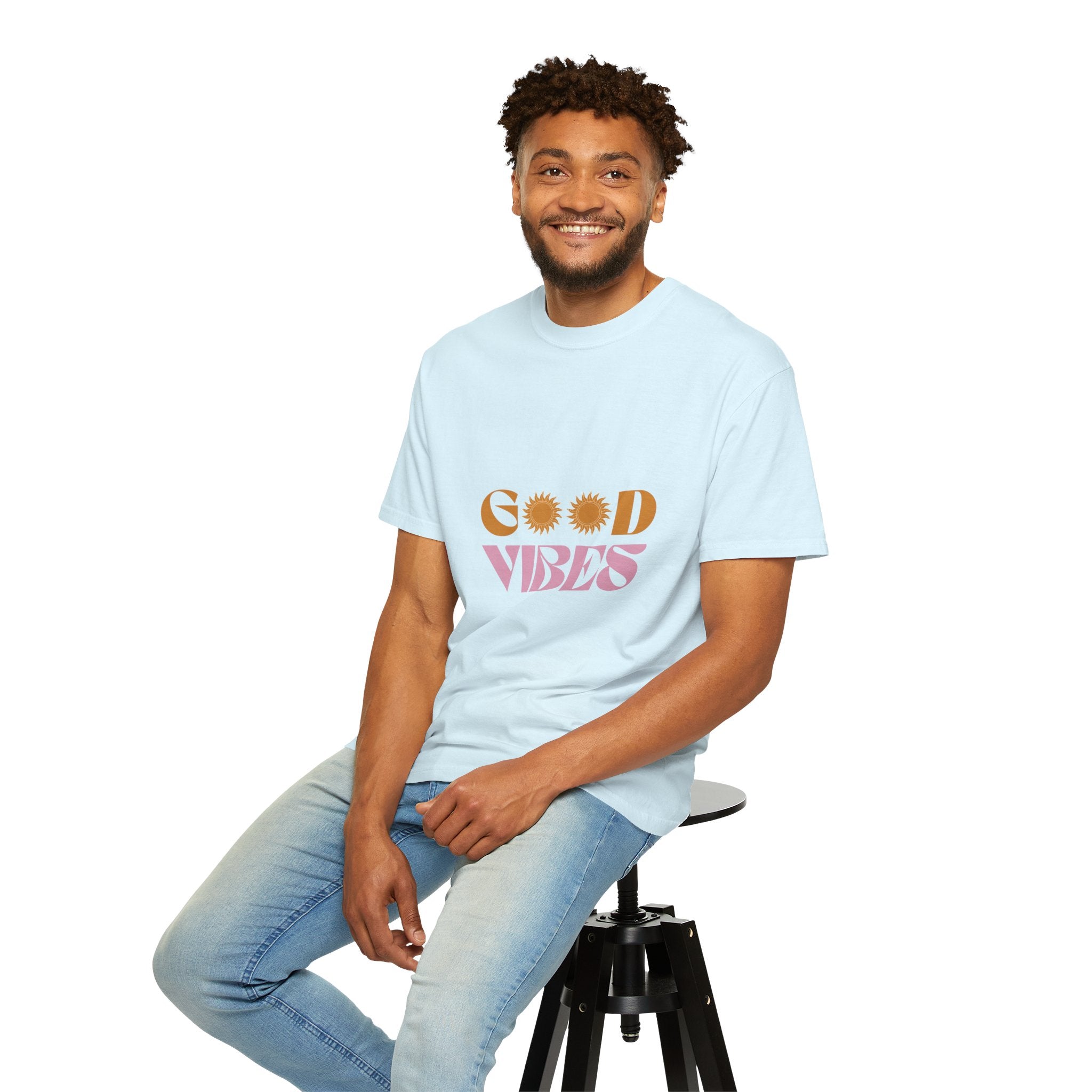 Good Vibes T-Shirt — Retro Sun Graphic Tee