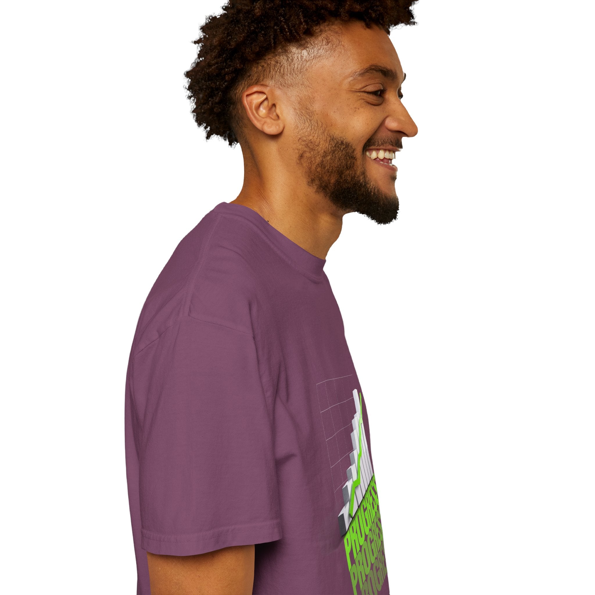 Progress Bar T-Shirt — Motivational 'PROGRESS' Graphic Tee