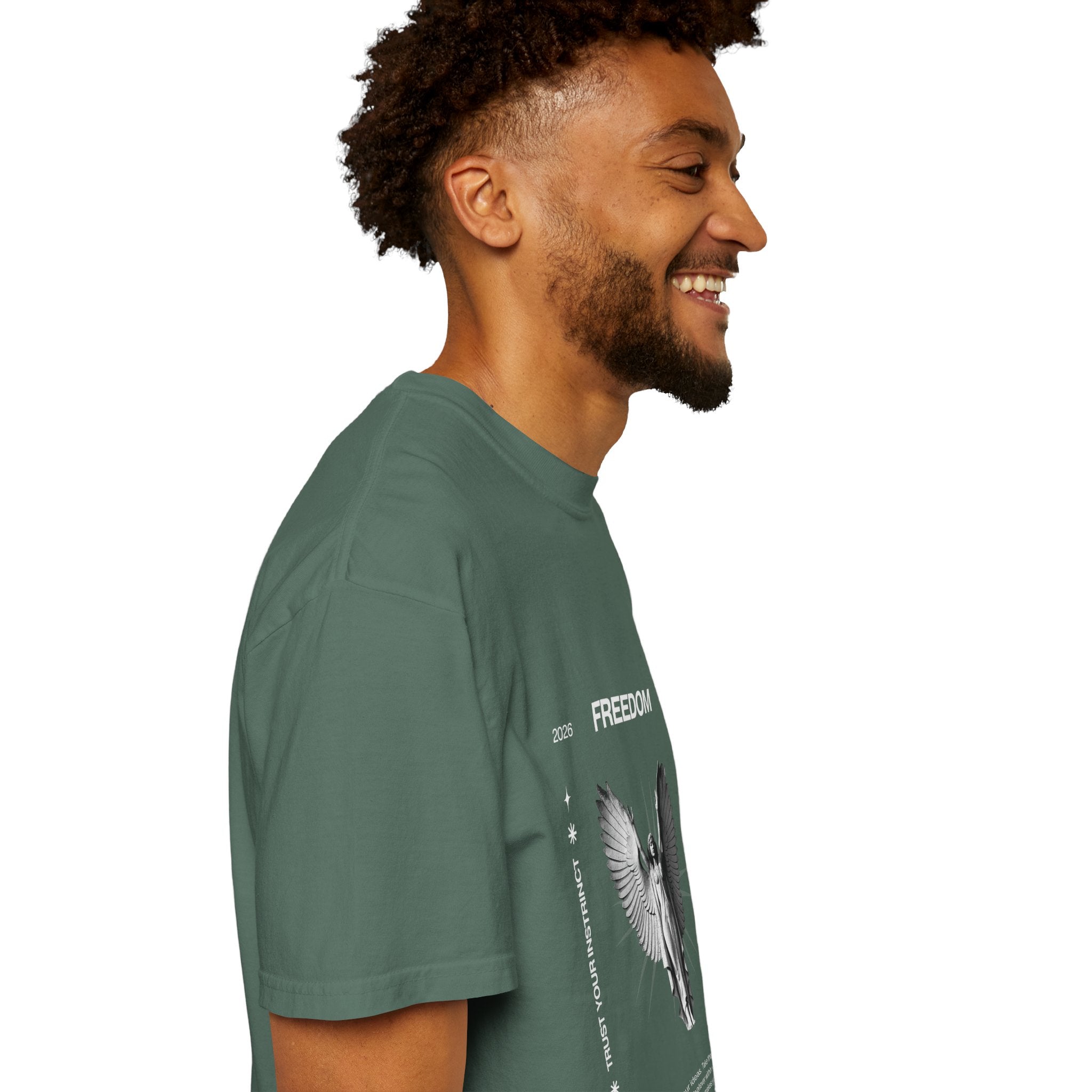 Freedom Angel Graphic T‑Shirt