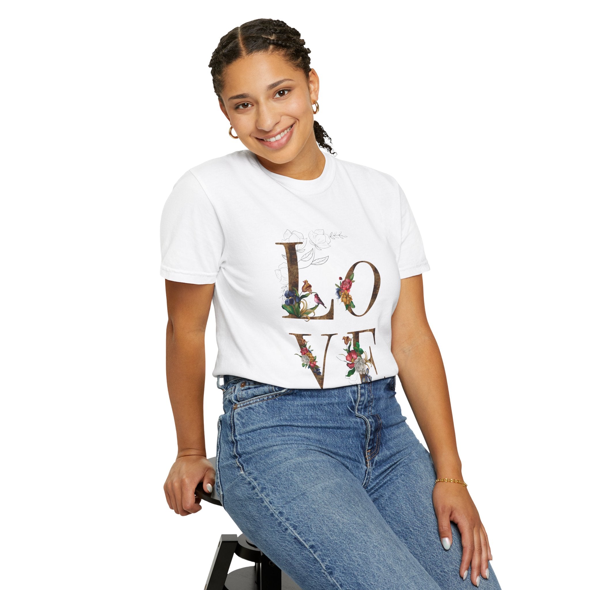 LOVE Floral Letter T-Shirt