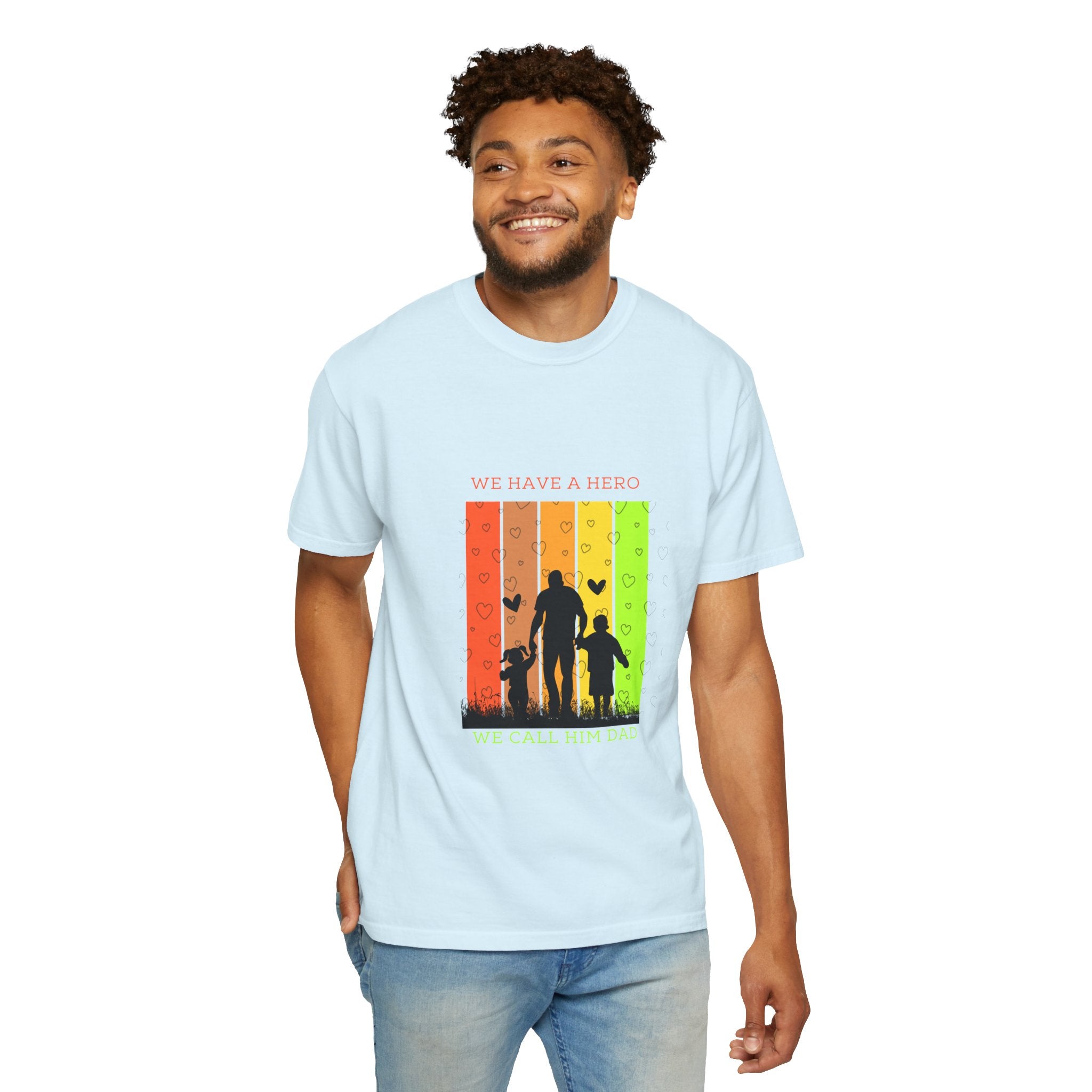 We Have a Hero Family Silhouette T-Shirt