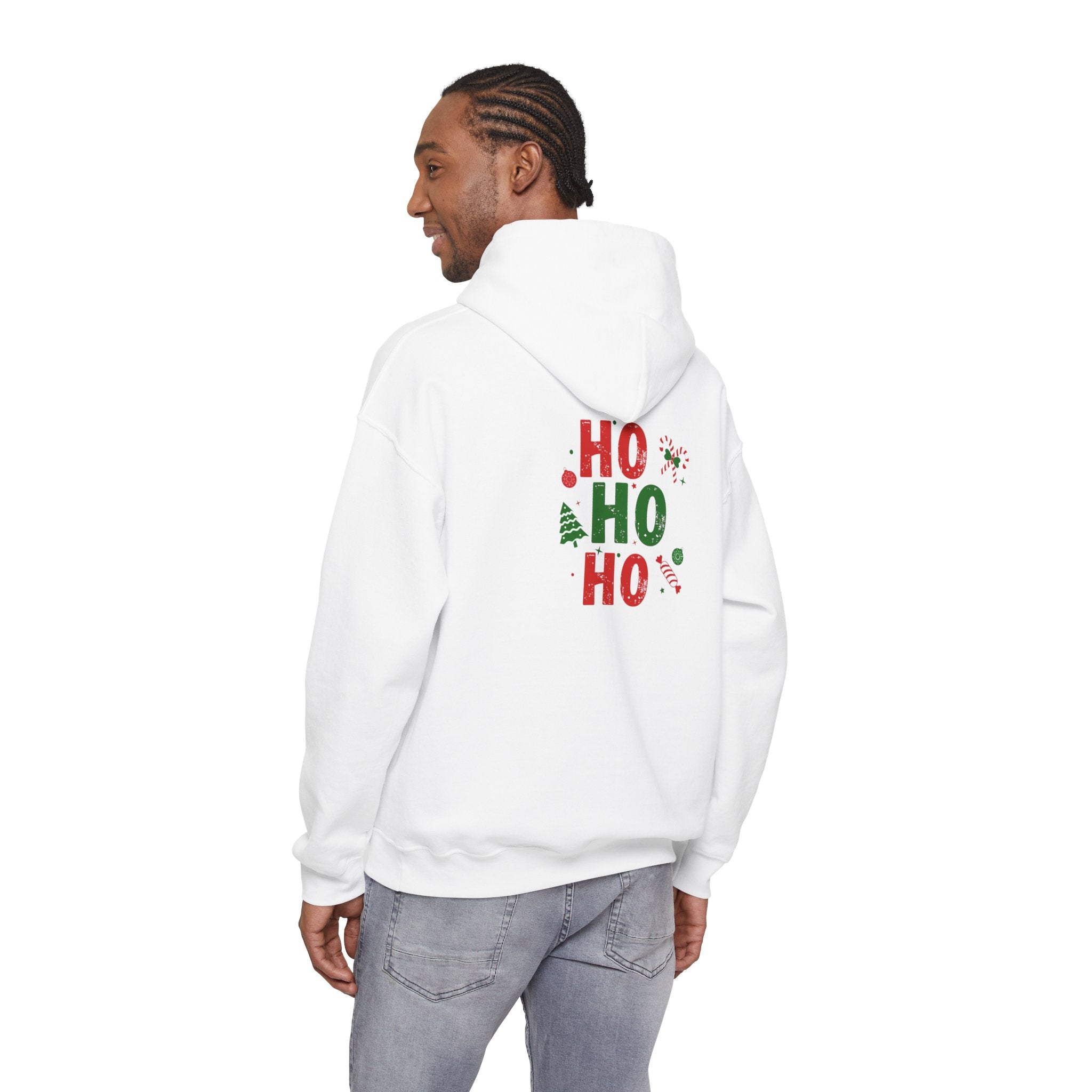 Christmas 'Ho Ho Ho' Hoodie - Festive Holiday Sweatshirt
