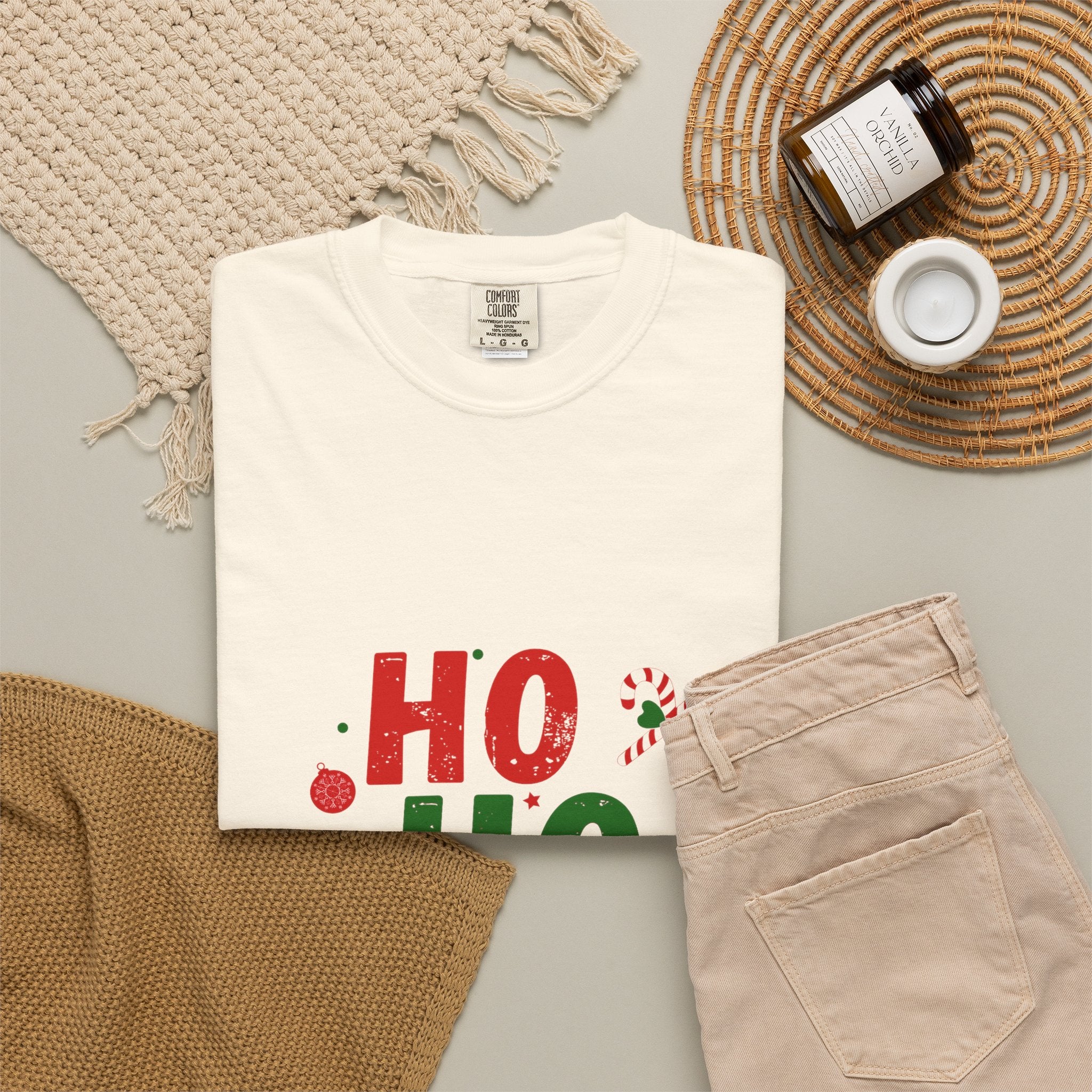 Ho Ho Ho Christmas T‑Shirt — Festive Holiday Graphic Tee